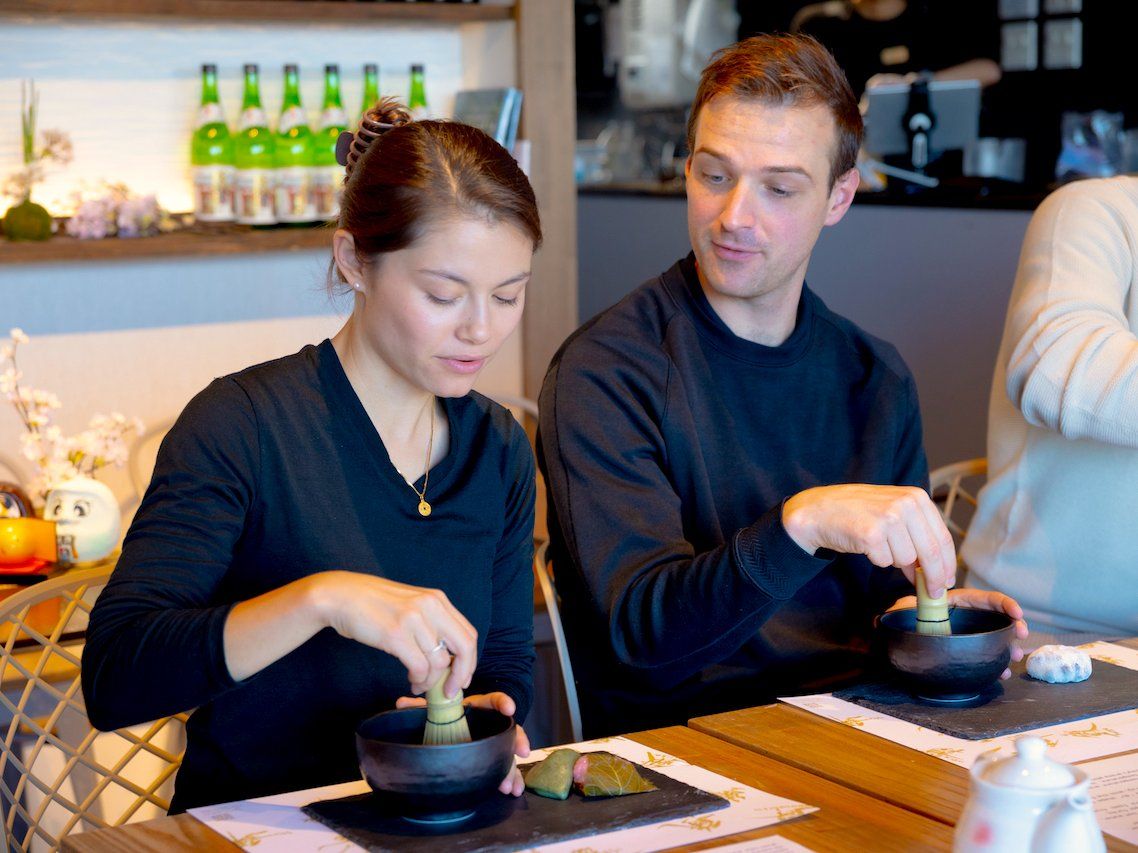 Tokyo Matcha Workshop with Japanese Sweets in Asakusa