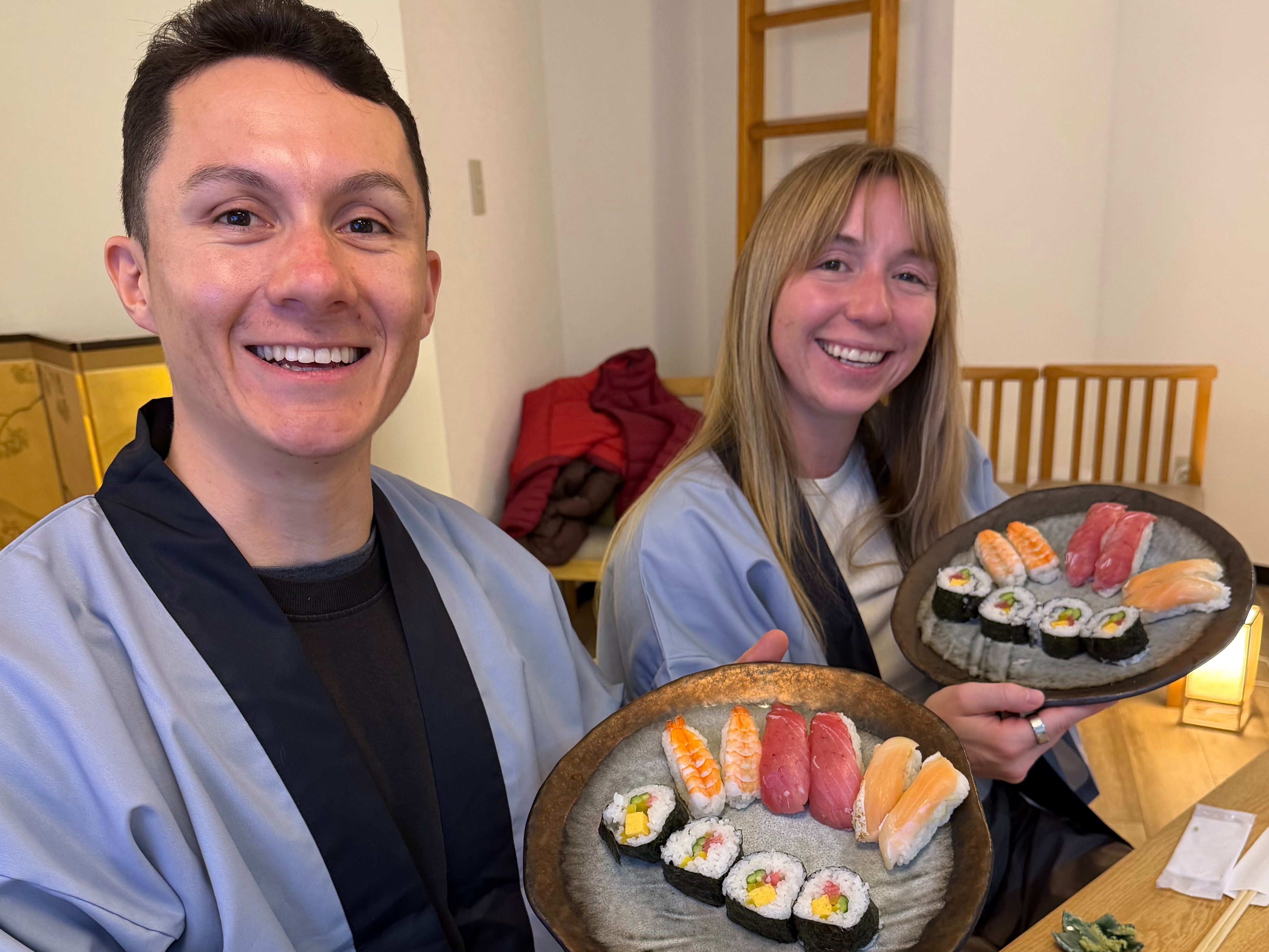 Tokyo Sushi-making: Sake Ceremony & Whisk Matcha
