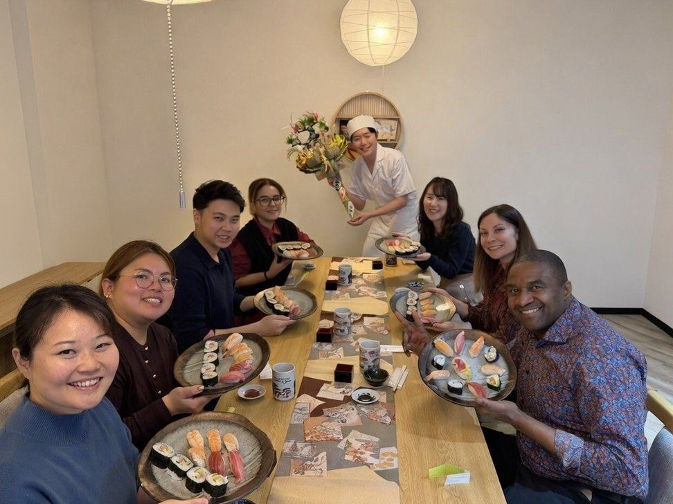 Tokyo Sushi-making: Sake Ceremony & Whisk Matcha