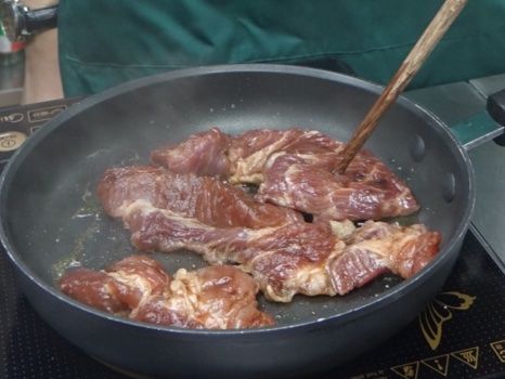 Traditional Chinese Steamed Bun with Pork Fillings and Homemade Barbeque Pork