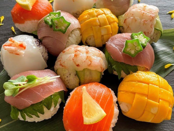 Traditional Flavors with a Creative Twist: Cute and Colorful Temari Sushi