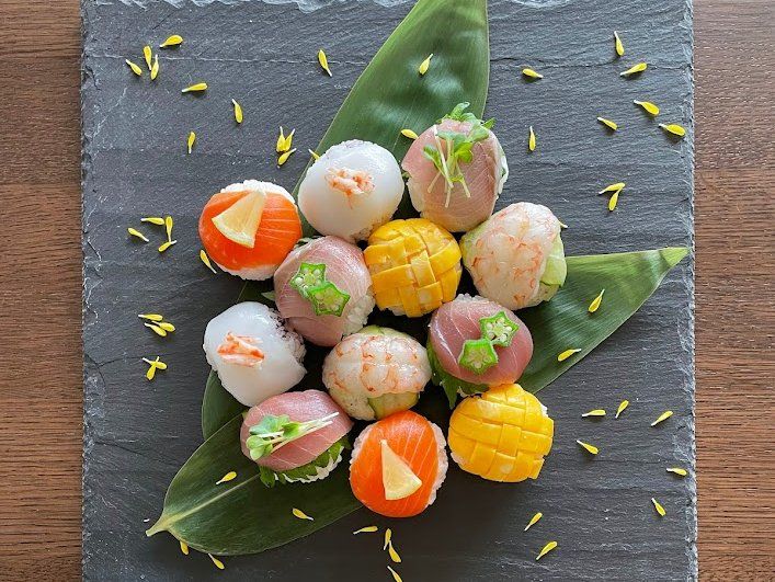 Traditional Flavors with a Creative Twist: Cute and Colorful Temari Sushi
