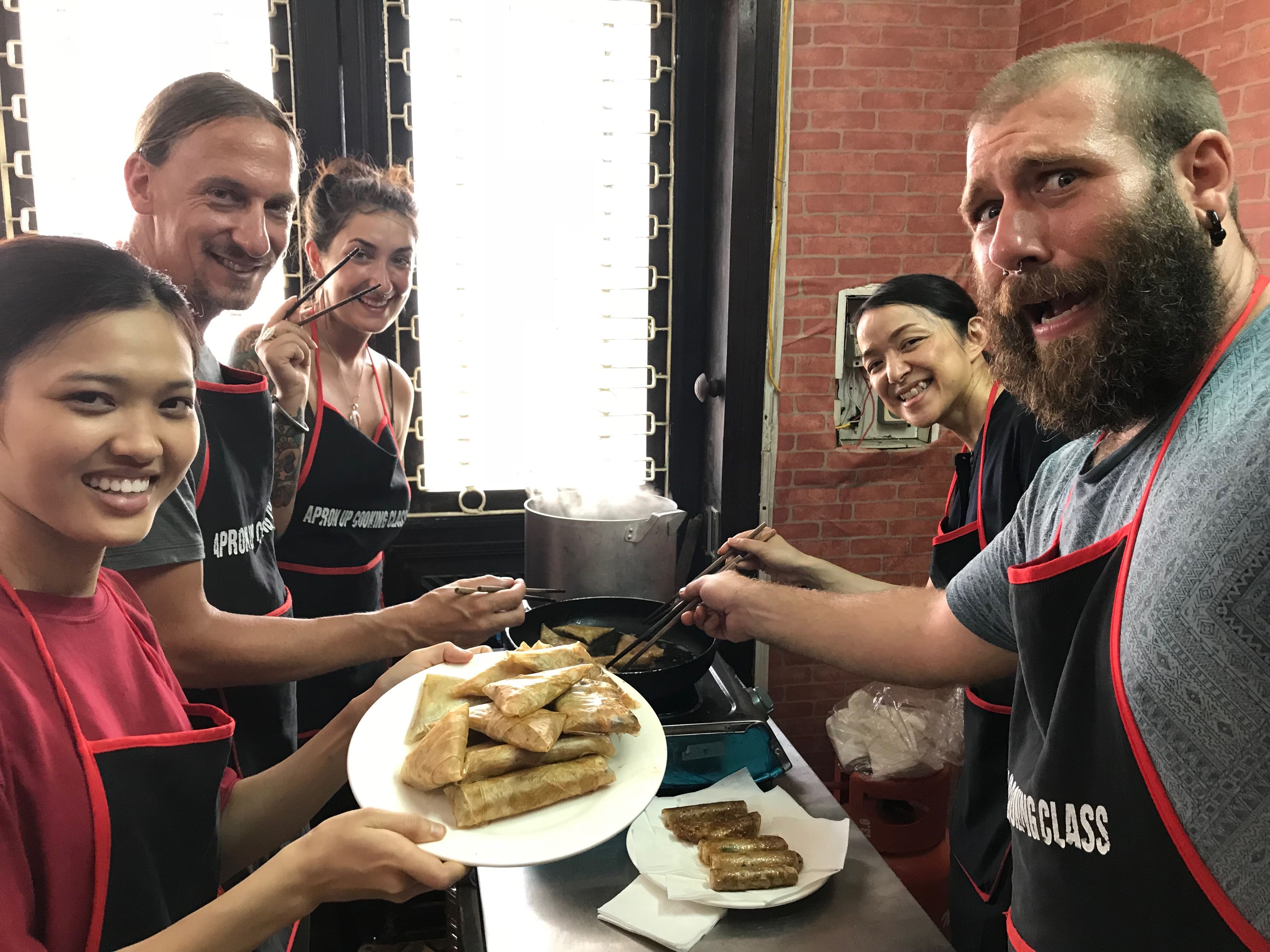 Apron Up Cooking Class 5 Dishes Traditional Hanoian Cuisine Cooking