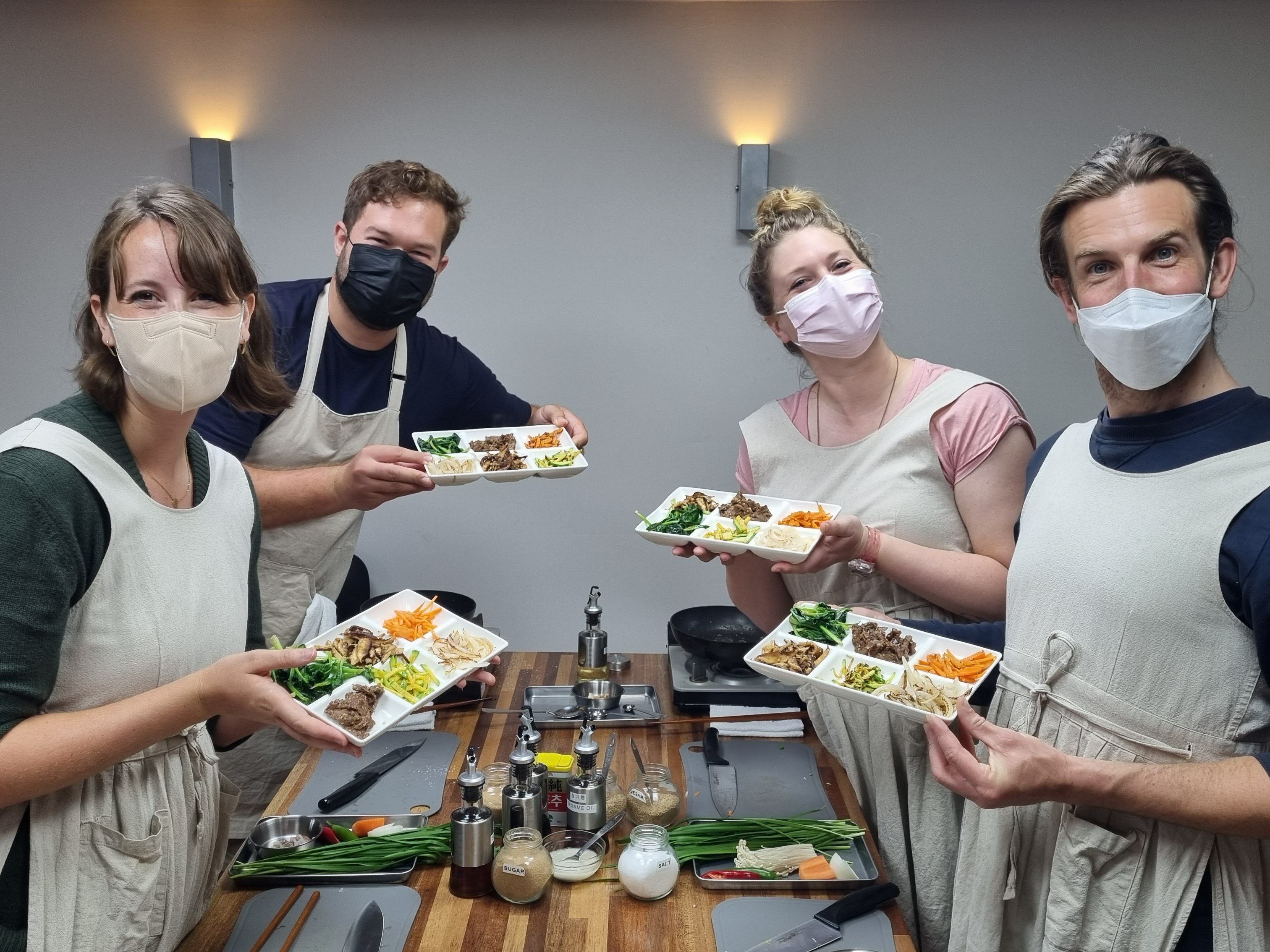 Traditional Korean Cooking Class and Dining Experience