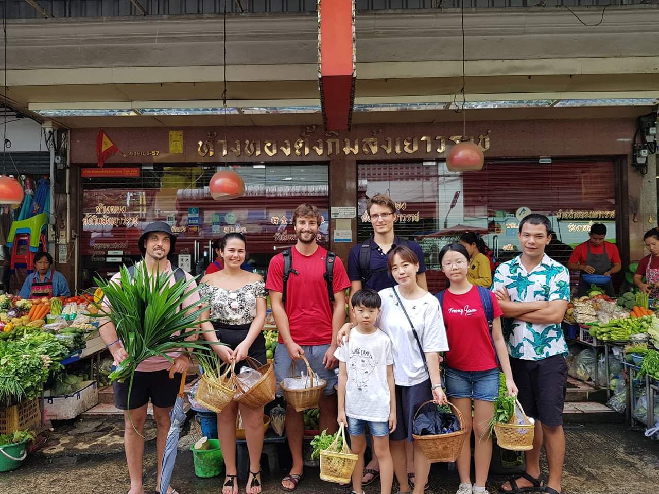 Authentic Thai Cooking in Traditional 100 Year Old House and Local Market Tour