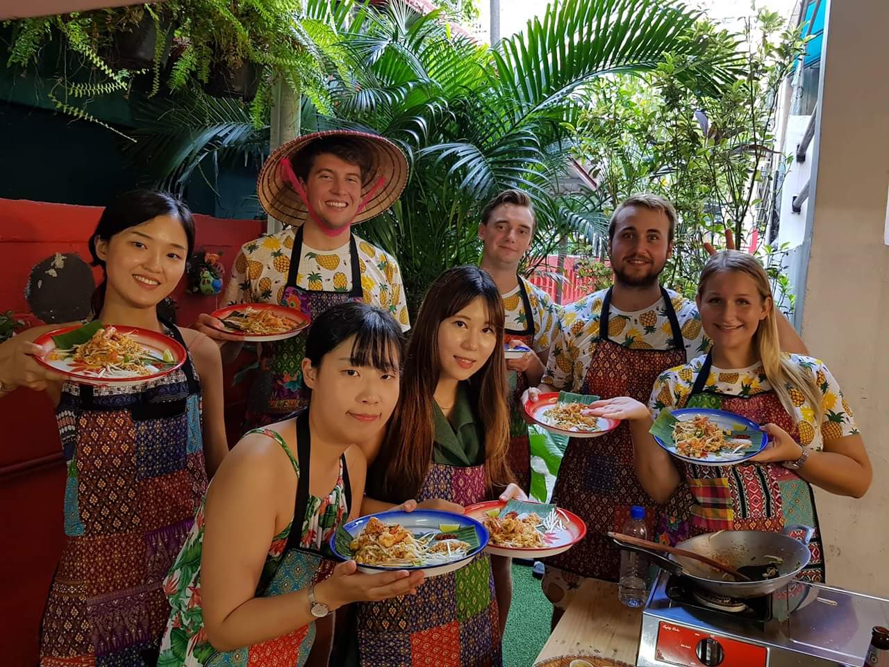 Authentic Thai Cooking in Traditional 100 Year Old House and Local Market Tour