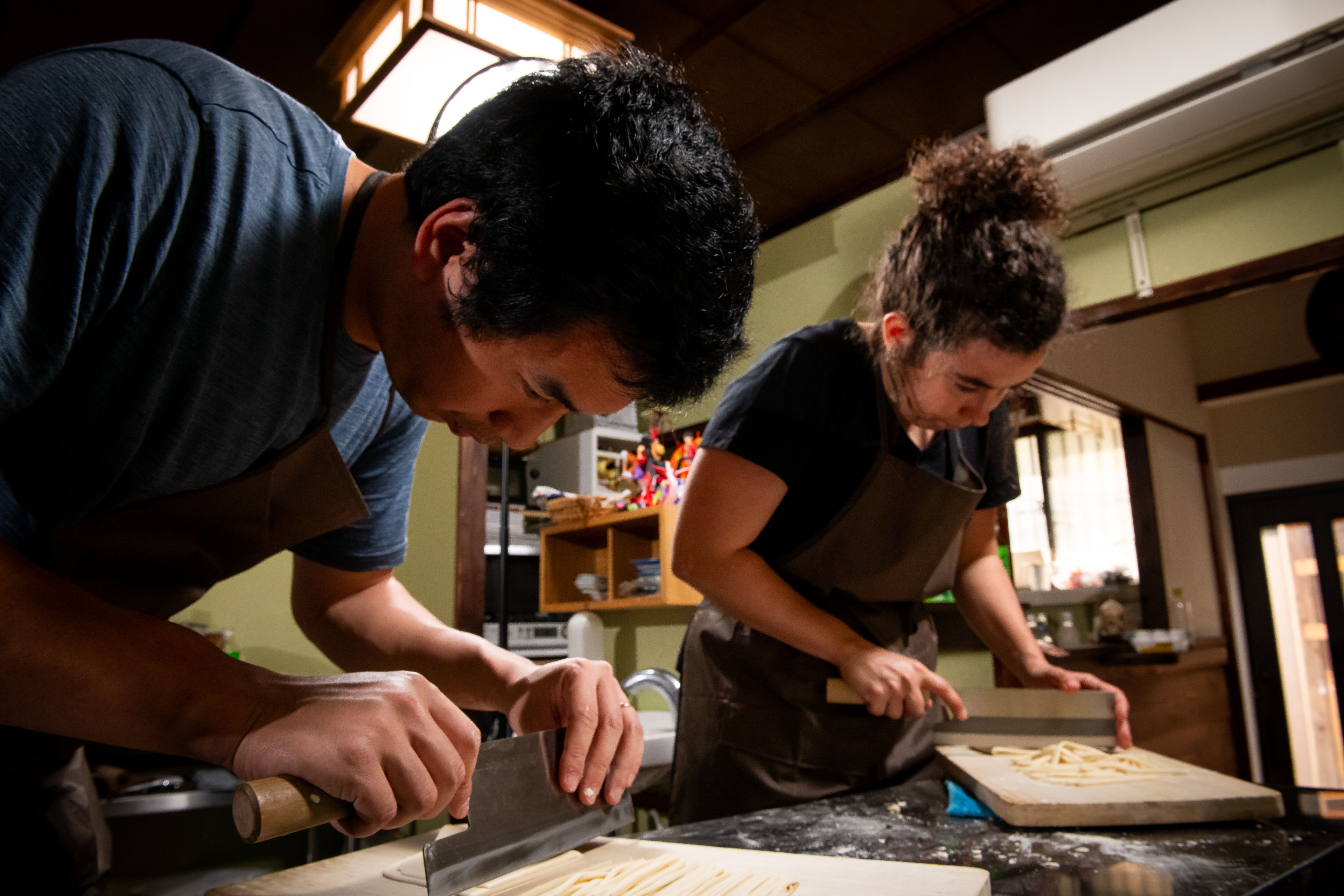 Traditional Tokyo Home Cooking: Handmade Udon, Tempura & Omelette
