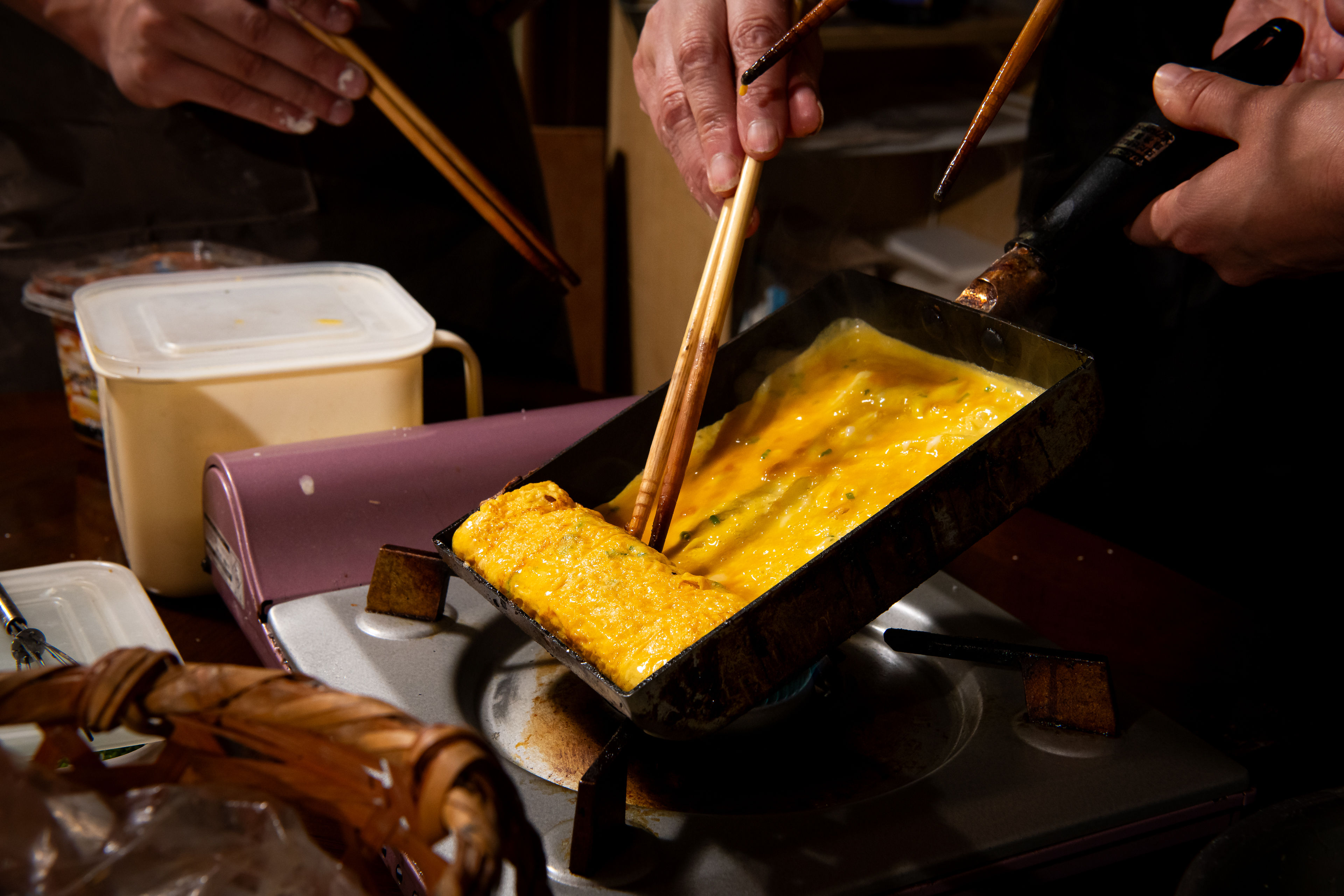 Traditional Tokyo Home Cooking: Handmade Udon, Tempura & Omelette