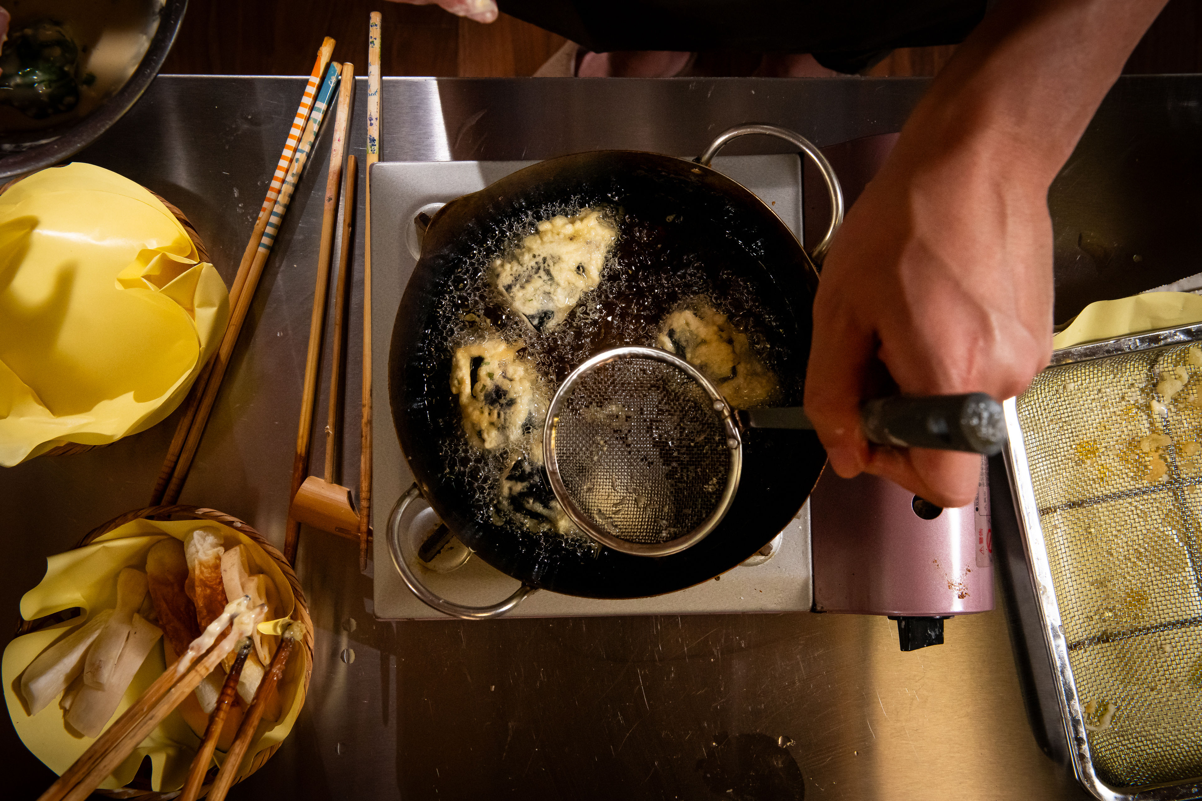 Traditional Tokyo Home Cooking: Handmade Udon, Tempura & Omelette