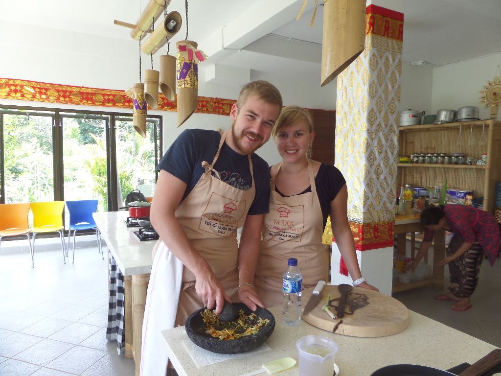 Cooking Class with Tanah Lot Temple Tour and Traditional Market Visit