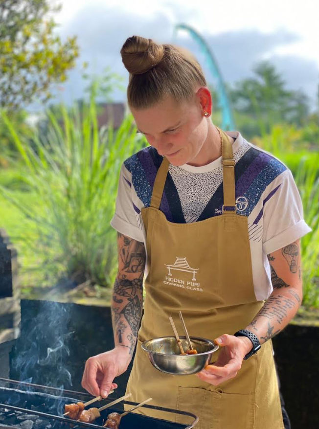 Ubud Morning Market Tour & Authentic Balinese Cooking Class with Rice Field Views
