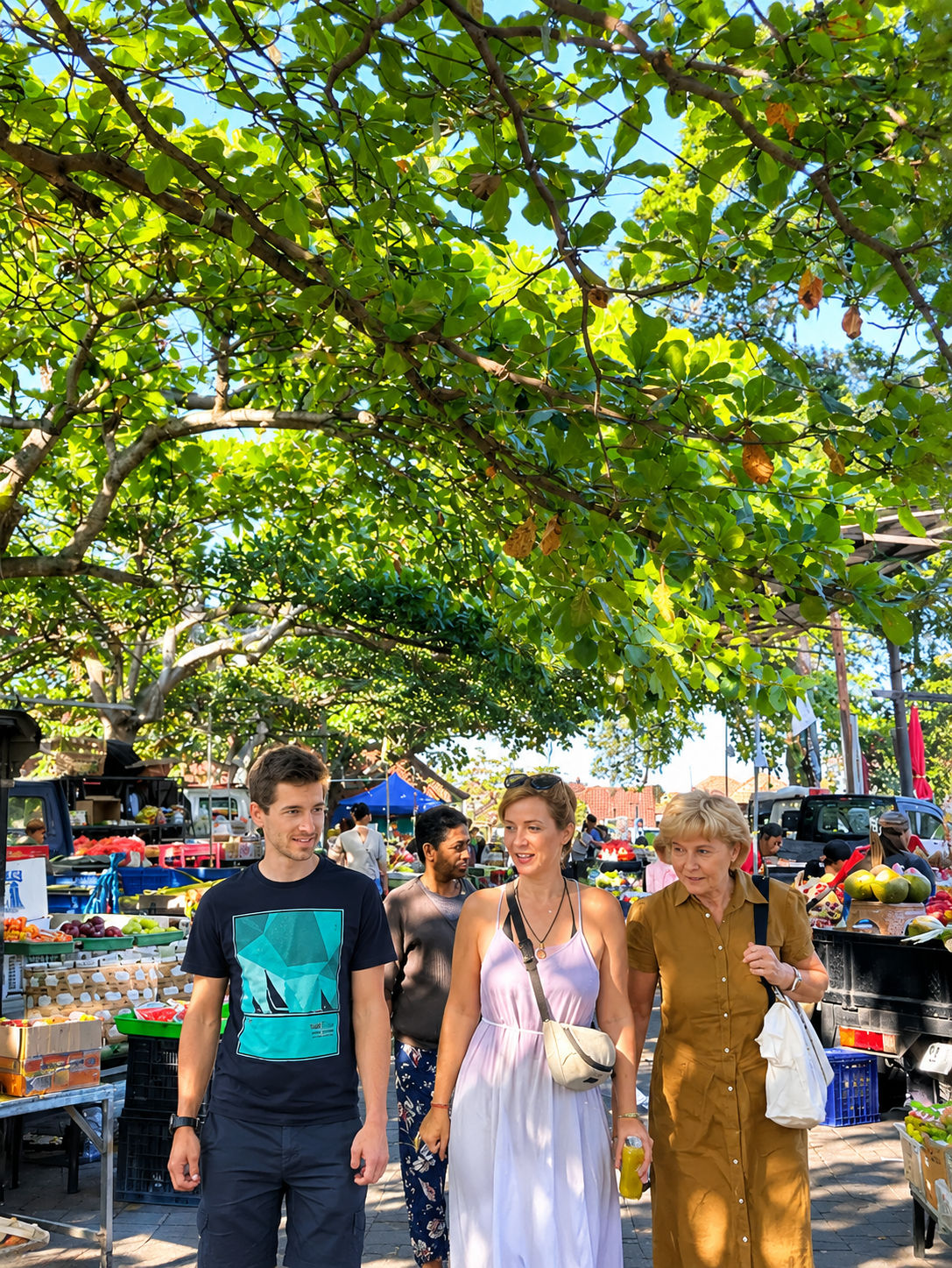 Ubud Morning Market Tour & Authentic Balinese Cooking Class with Rice Field Views