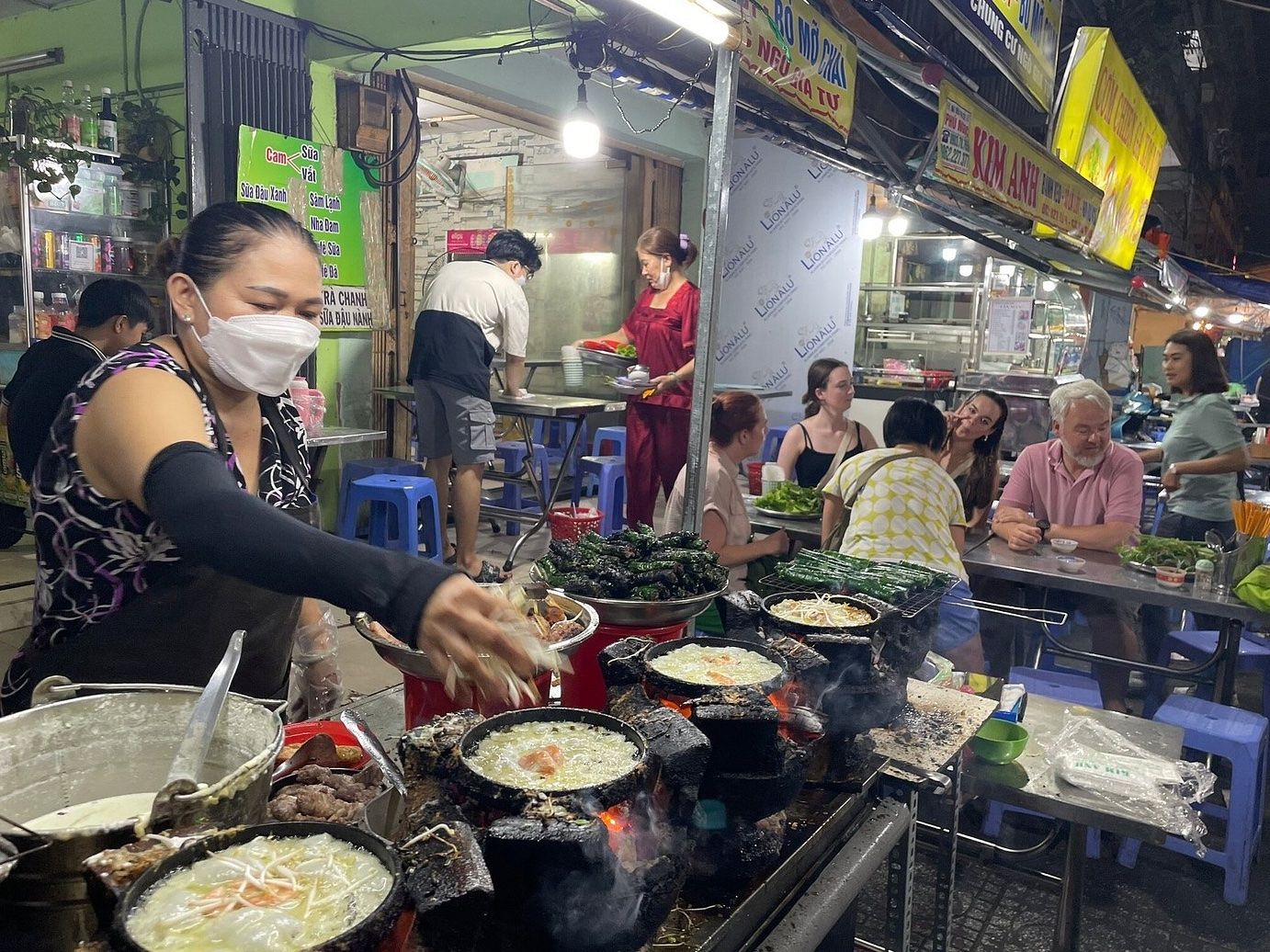 Unique Walking Street Food Tour in Saigon
