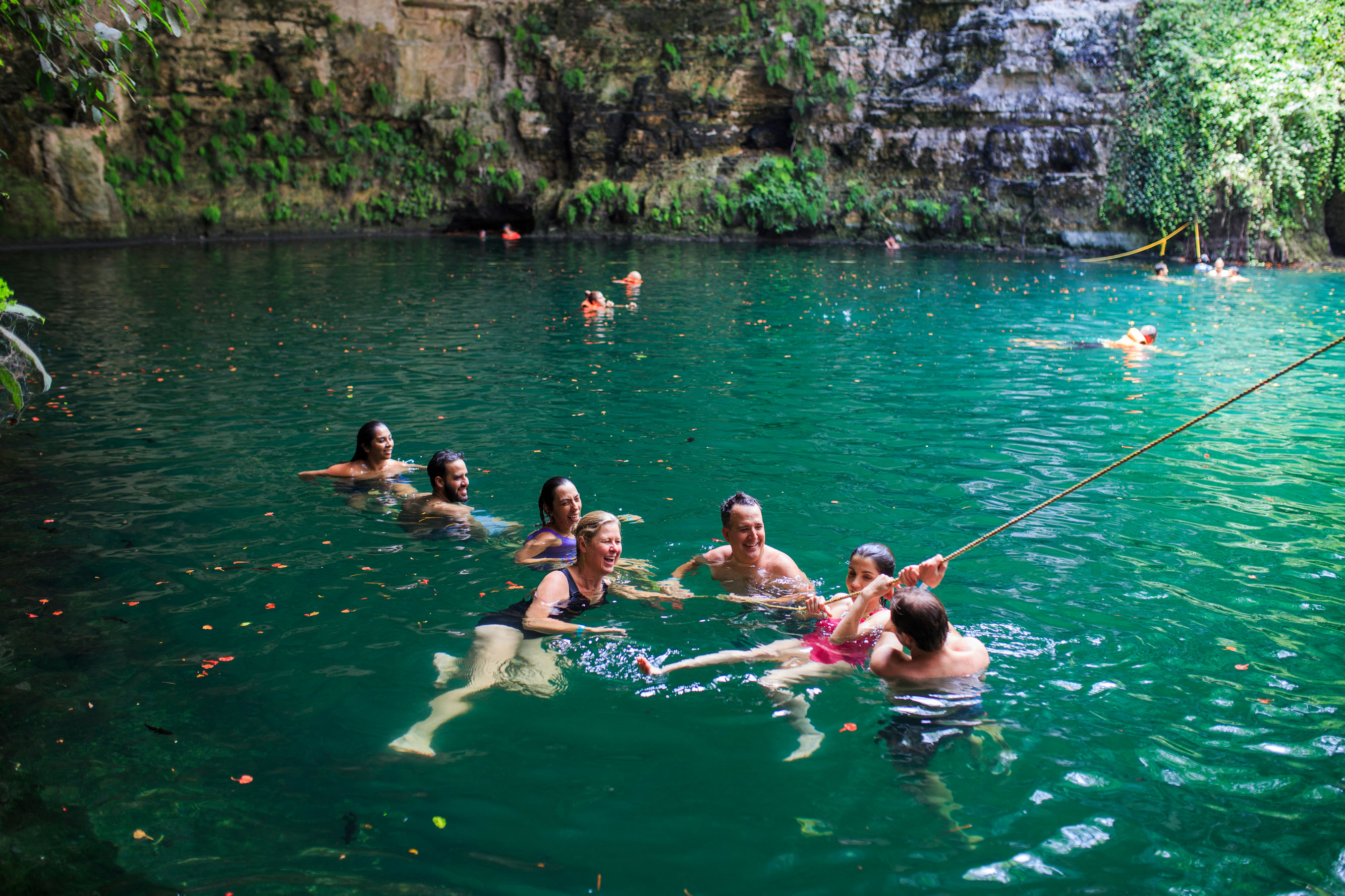 Depths of the Yucatan: Valladolid Market Tour & Street Food + Cenote + Cooking Class (Transportation Included)