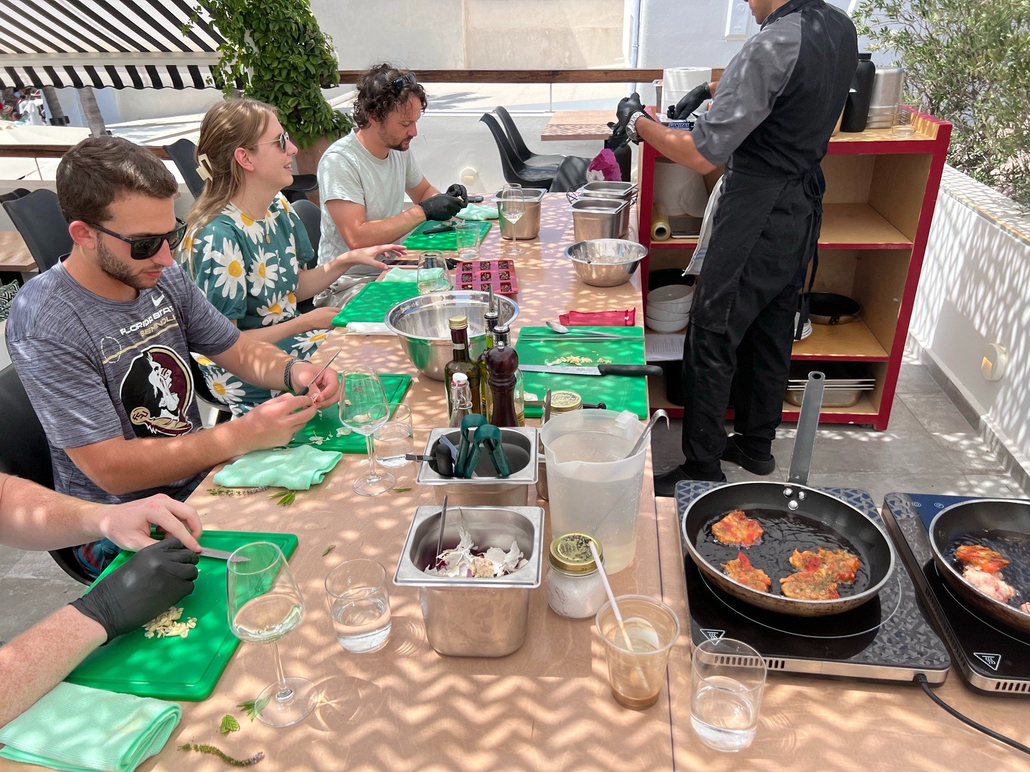 Vegan Cooking Class with Wine Pairing in Santorini
