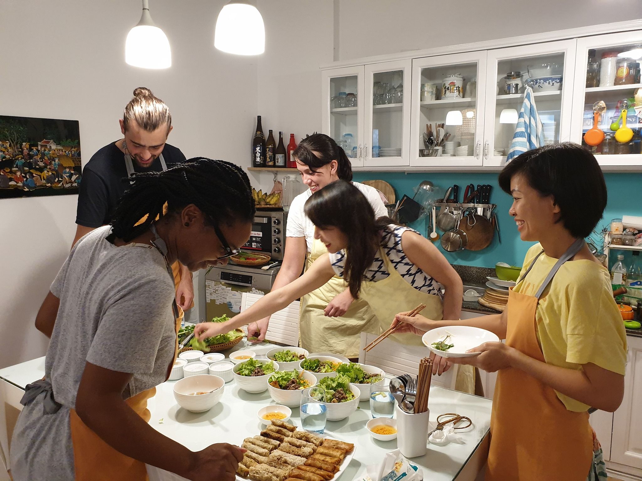 Top Cooking Class at a Local Home with a River View Kitchen
