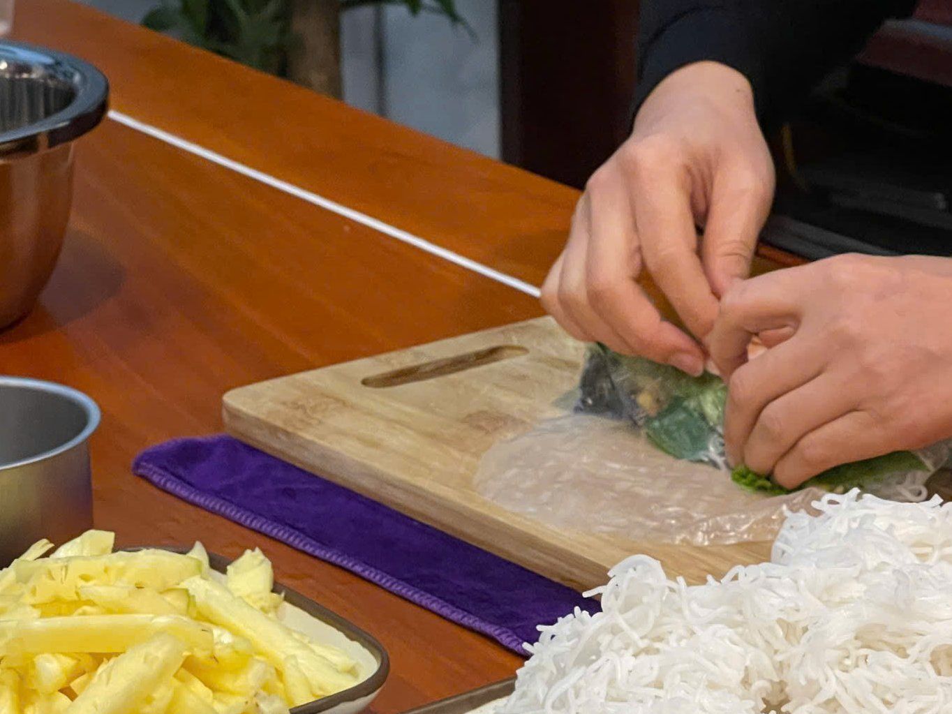 From Market to Home Kitchen: Vietnamese Cooking Class with Bánh Xèo & Salt Coffee