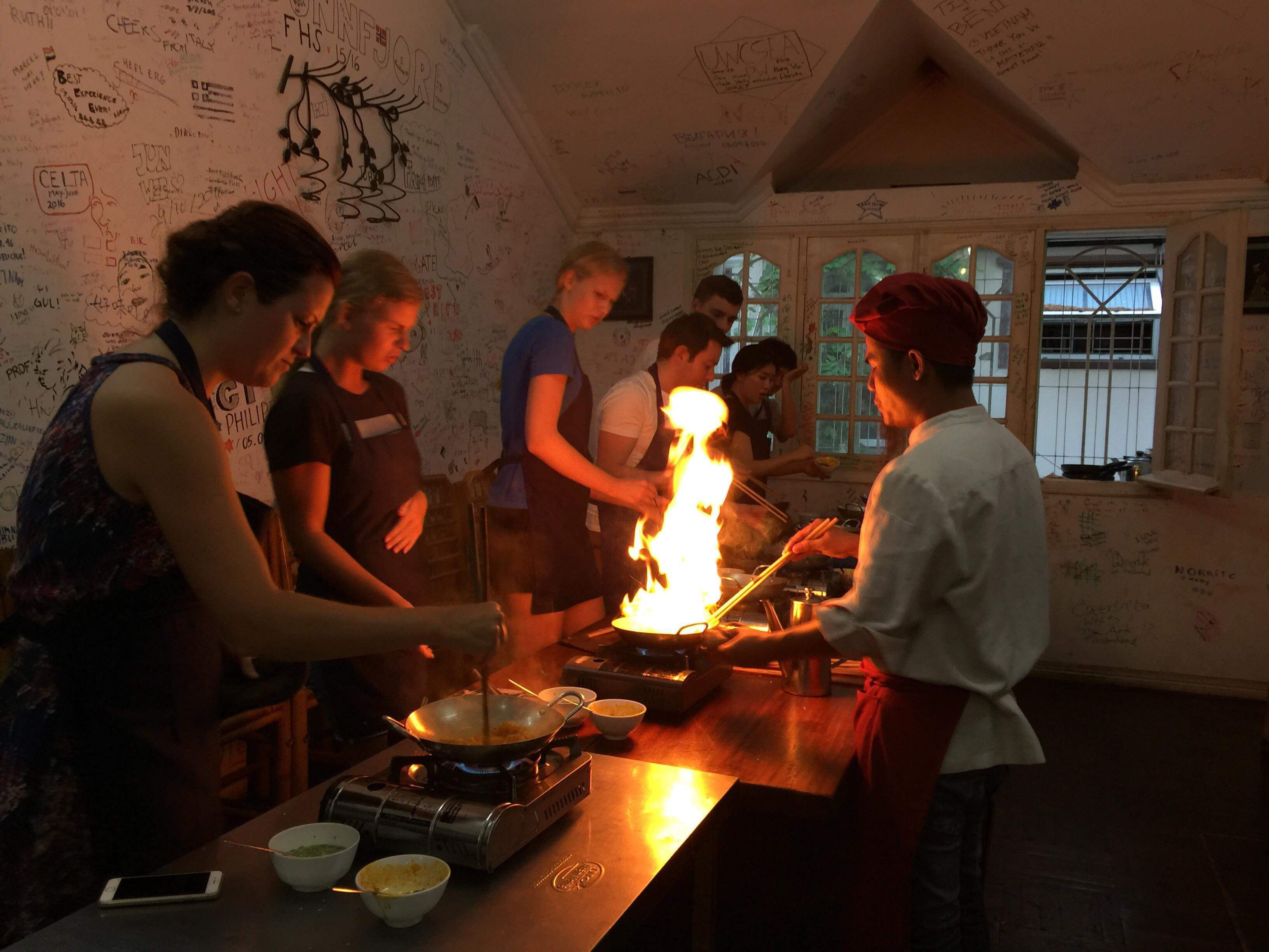 Vietnamese Cooking with Chef Vu Including Cyclo in Ho Chi Minh City