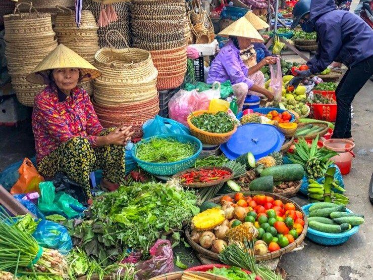 Cultural Food Journey in Tranquil Garden Villa with Market Tour