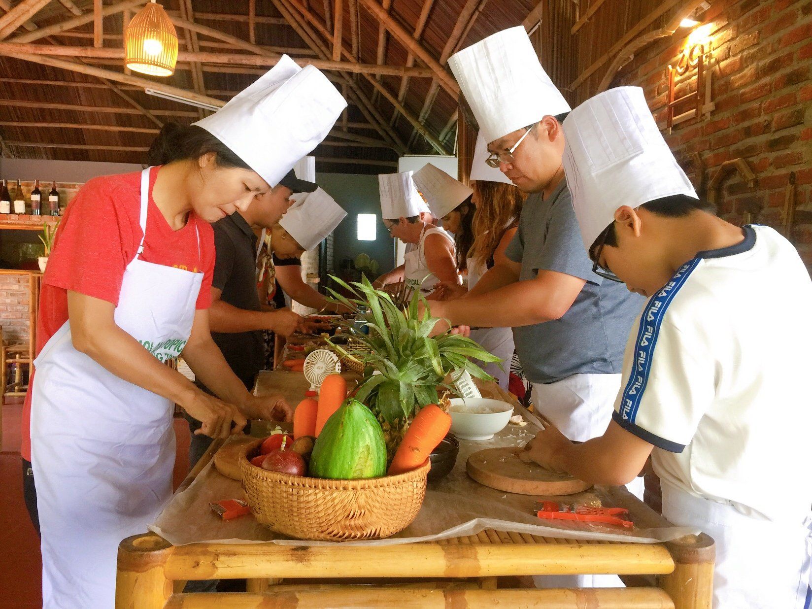 Vietnamese Local Market, Basket Boat, Fishing and Cooking Experience