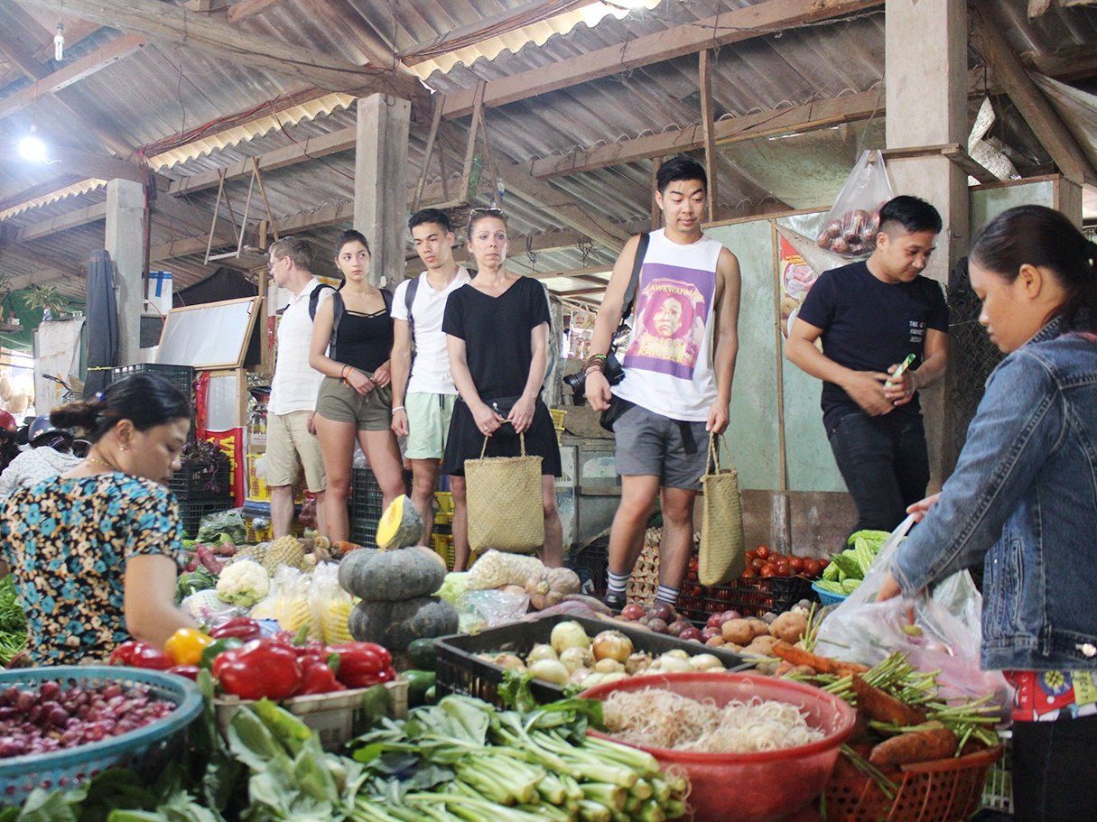 Vietnamese Local Market, Basket Boat, Fishing and Cooking Experience