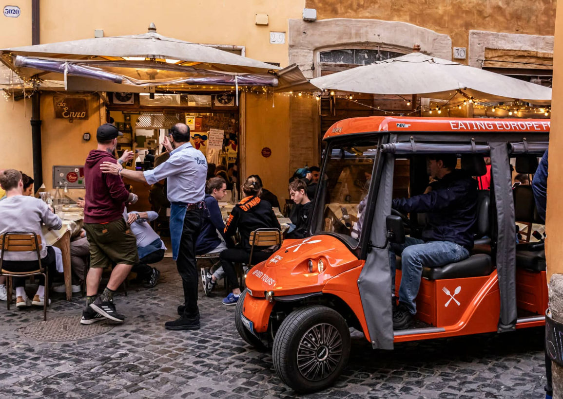 VIP Rome Golf Cart Food Experience