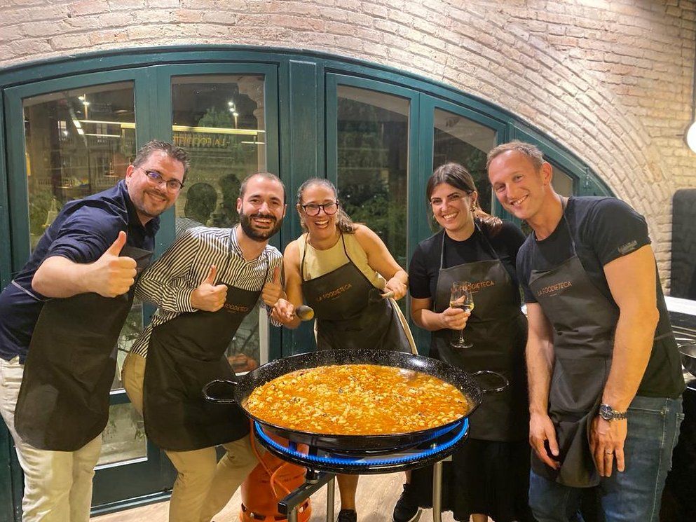 Premium Spanish Cooking Class in Designer Loft: Paella & Tapas