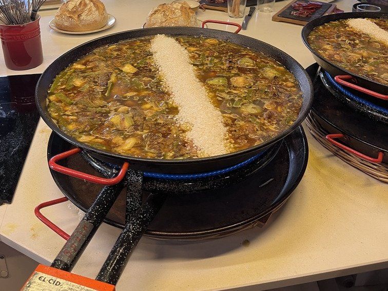 Premium Spanish Cooking Class in Designer Loft: Paella & Tapas
