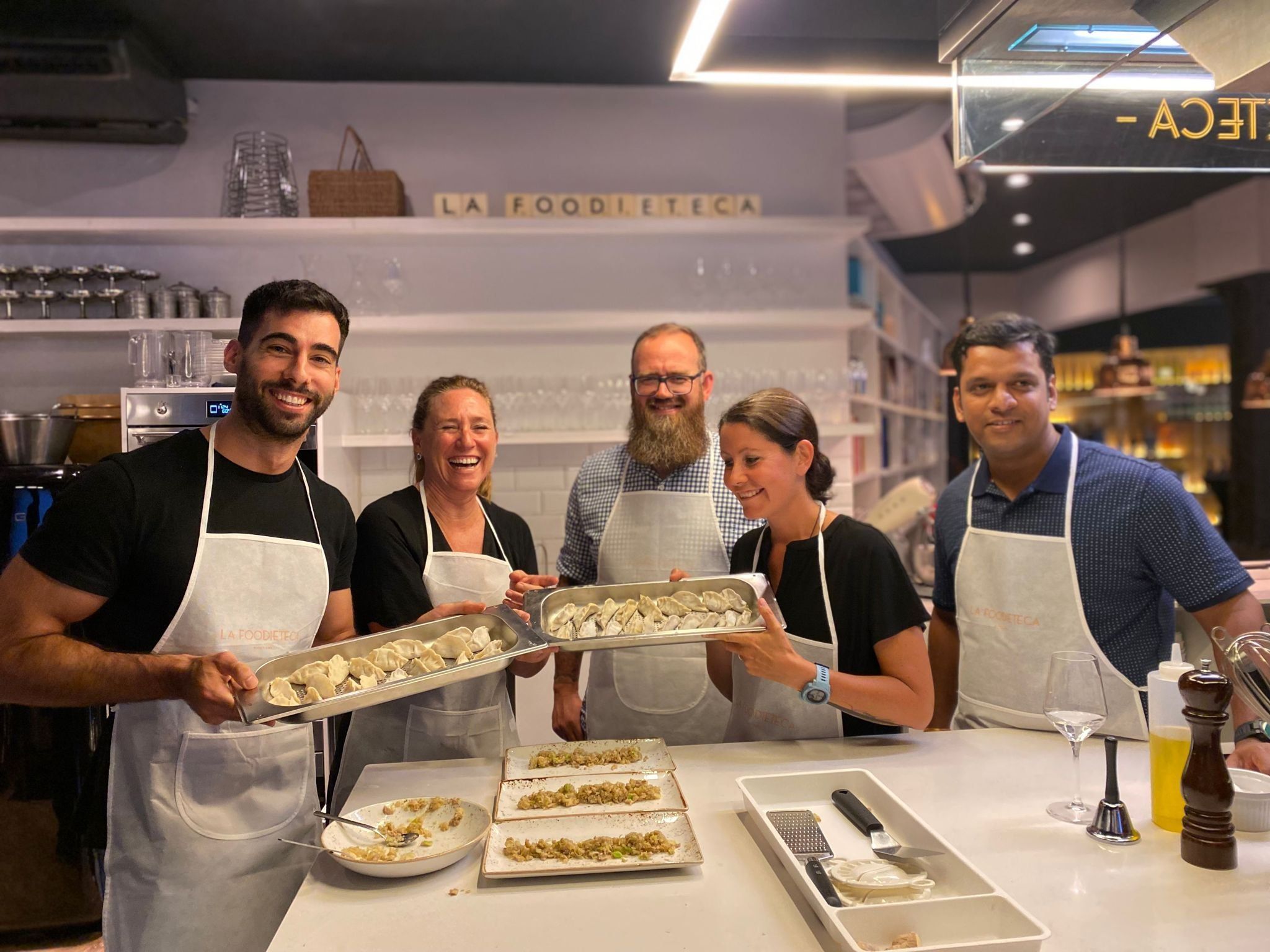 Premium Spanish Cooking Class in Designer Loft: Paella & Tapas