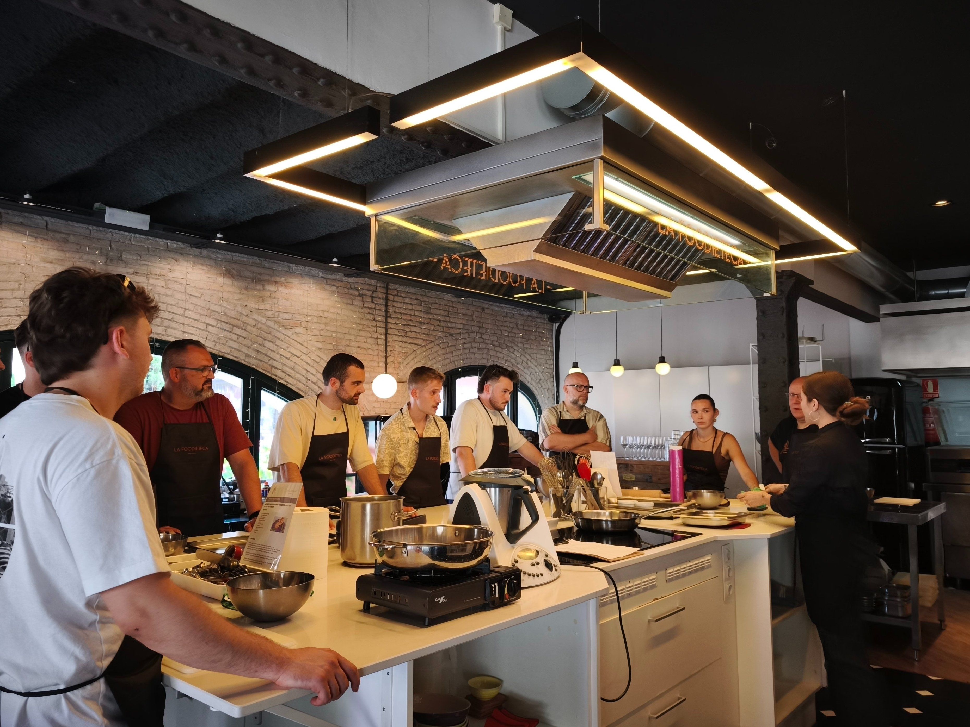 Premium Spanish Cooking Class in Designer Loft: Paella & Tapas