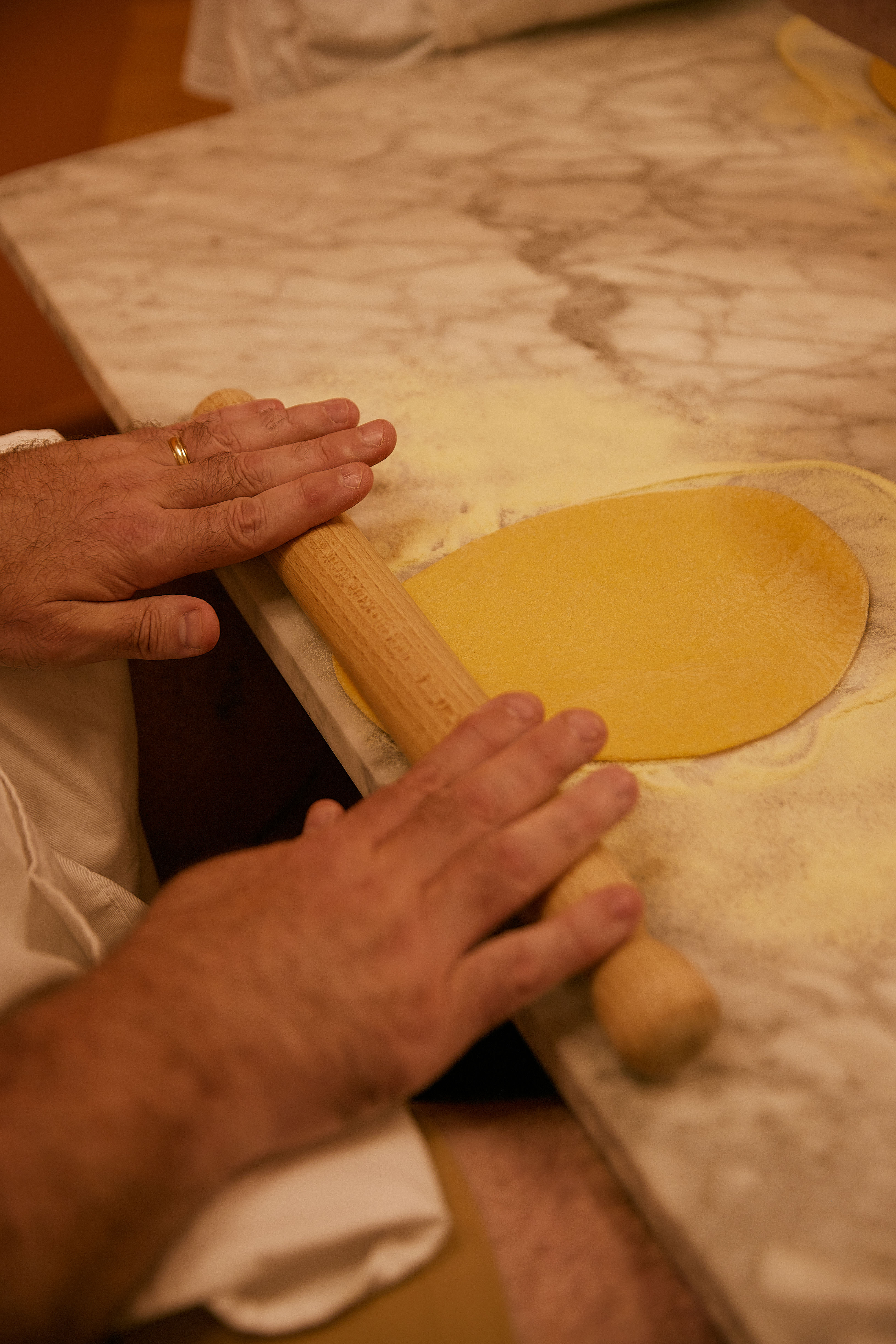 Tuscan Market Tour with Pasta Class, Tiramisu, and Wine Tasting