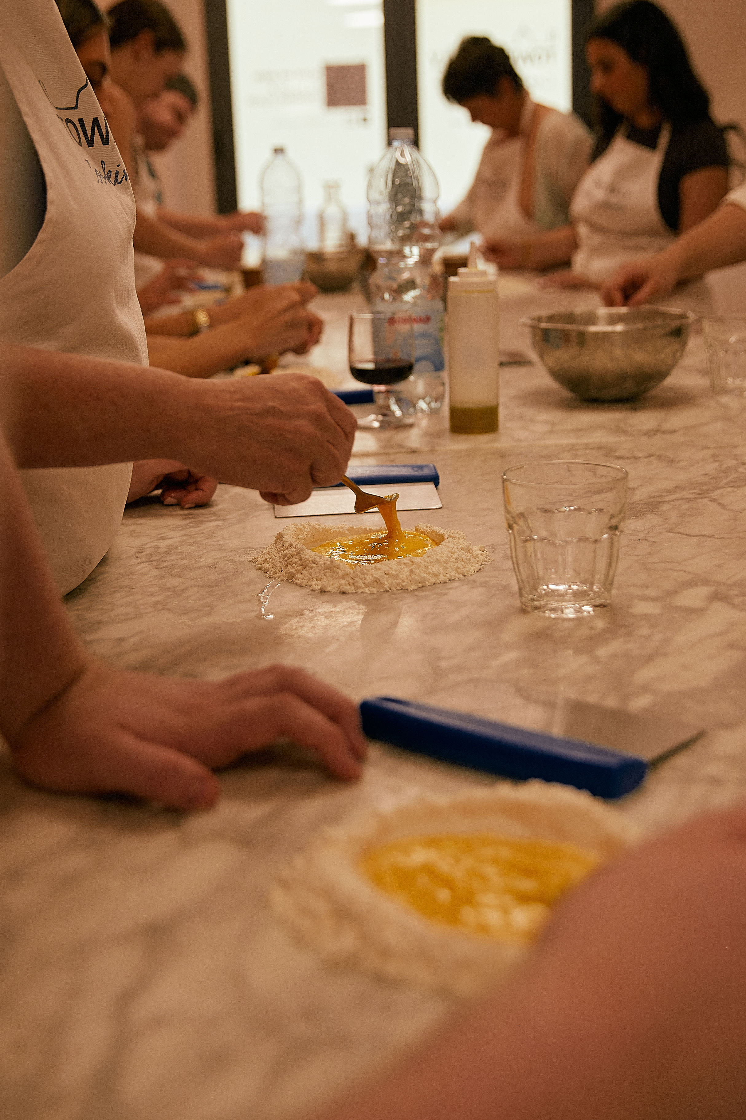 Tuscan Market Tour with Pasta Class, Tiramisu, and Wine Tasting