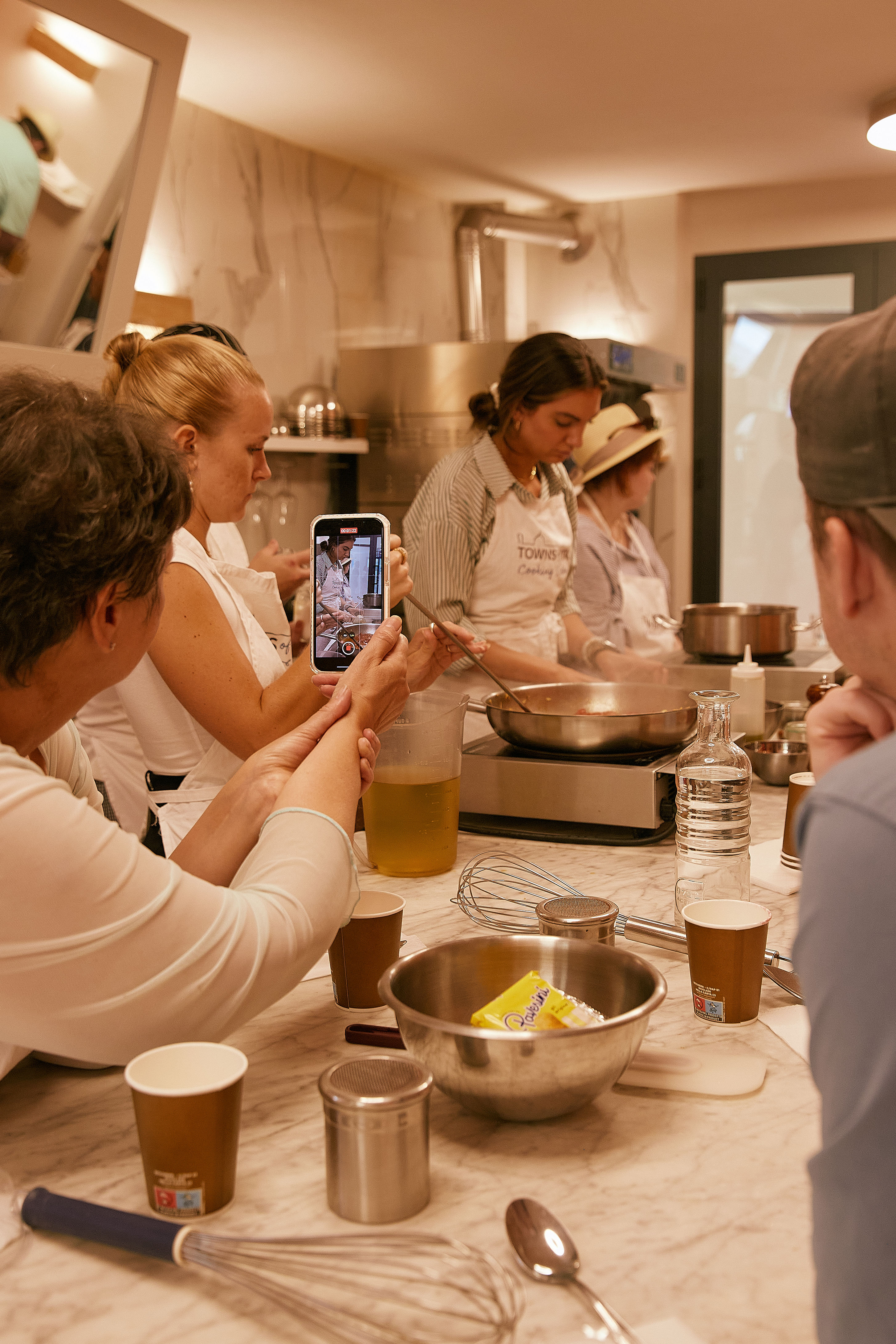 Tuscan Market Tour with Pasta Class, Tiramisu, and Wine Tasting