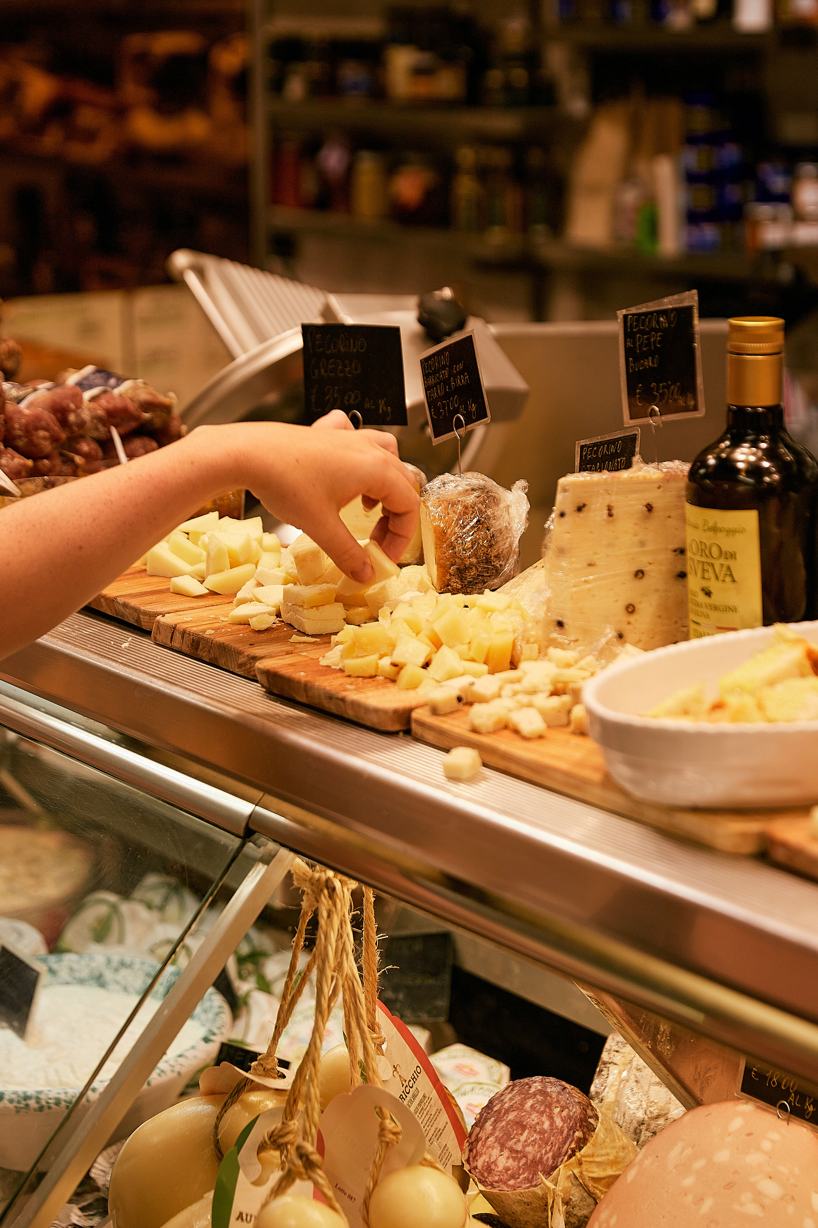Tuscan Market Tour with Pasta Class, Tiramisu, and Wine Tasting