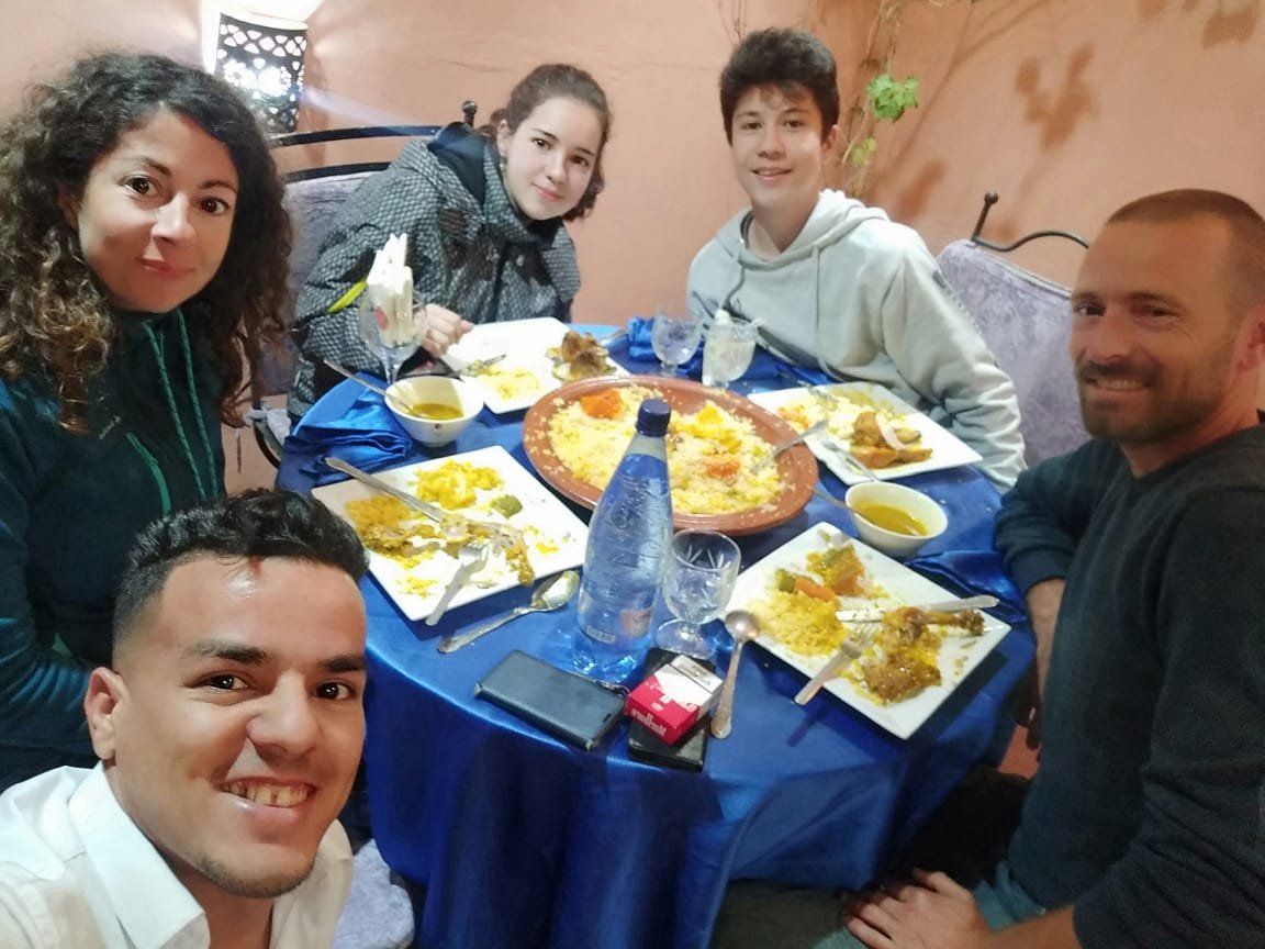 White Flowers Cooking Class at Medina with Local Family