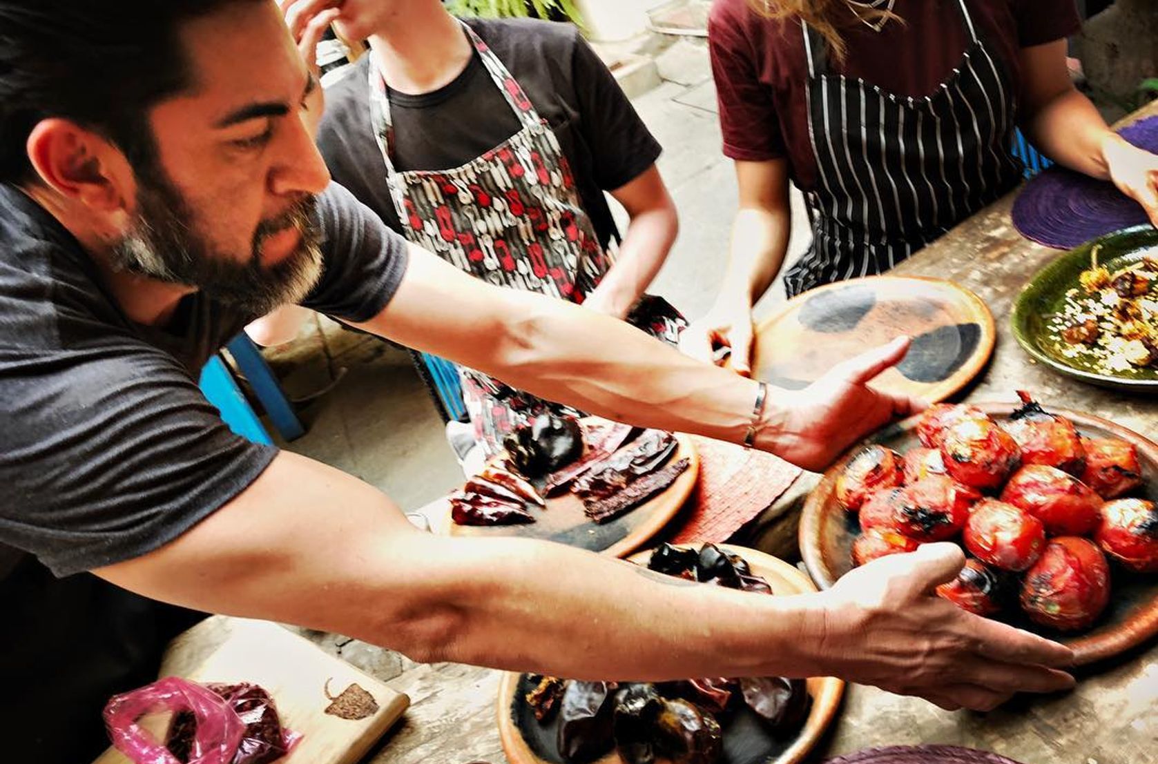 Vegan and Vegetarian Prehispanic Oaxacan Cooking Class with Market Tour (All Dietary Restrictions Accepted)