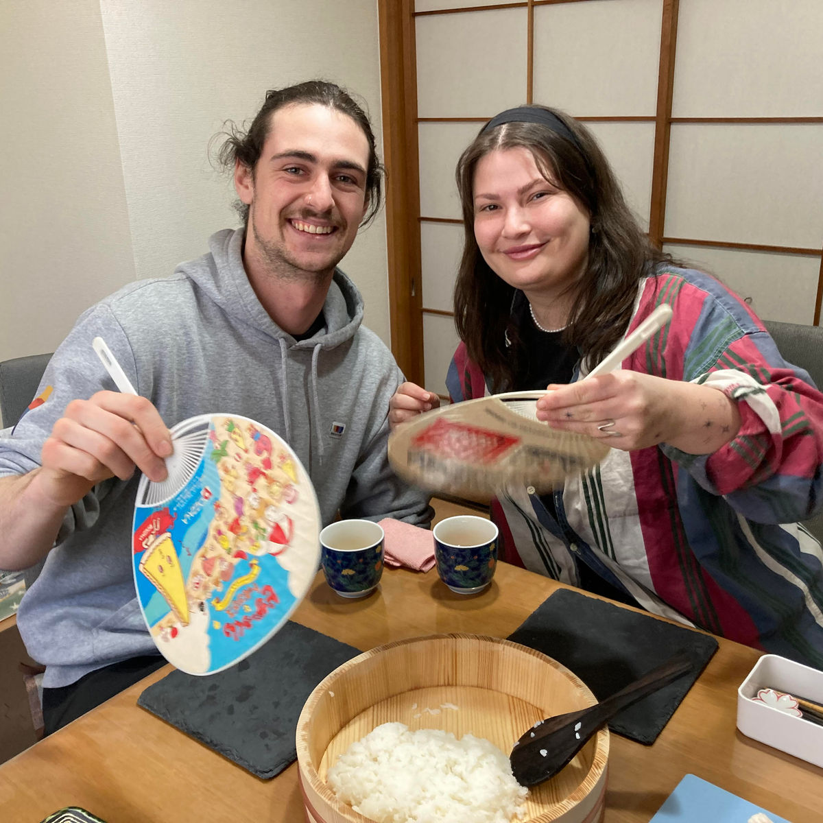 3 Kinds of Sushi, Japanese Steamed Egg Custard and Miso Soup in Home Cooking Studio