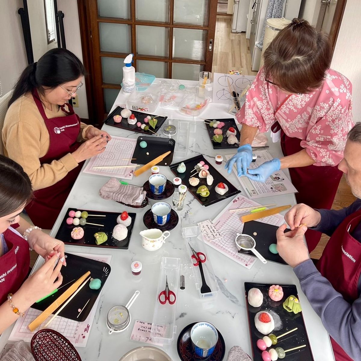 Craft Traditional Japanese Sweets in Tokyo Cooking Class
