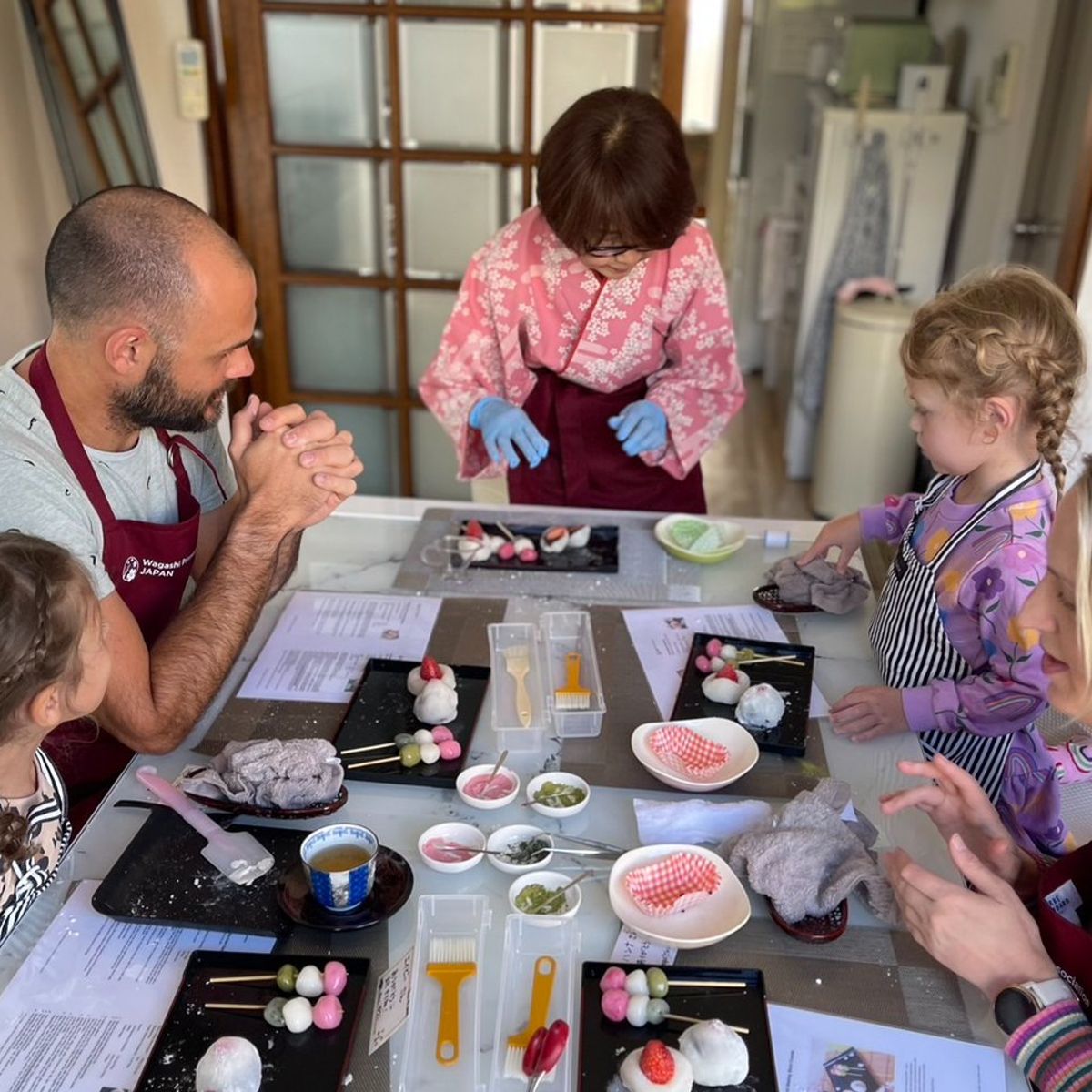 Craft Traditional Japanese Sweets in Tokyo Cooking Class