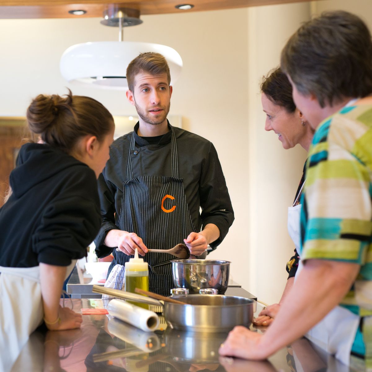 Florence Dinner Deluxe Cooking Class: Italian 4 Course Dinner with Wine