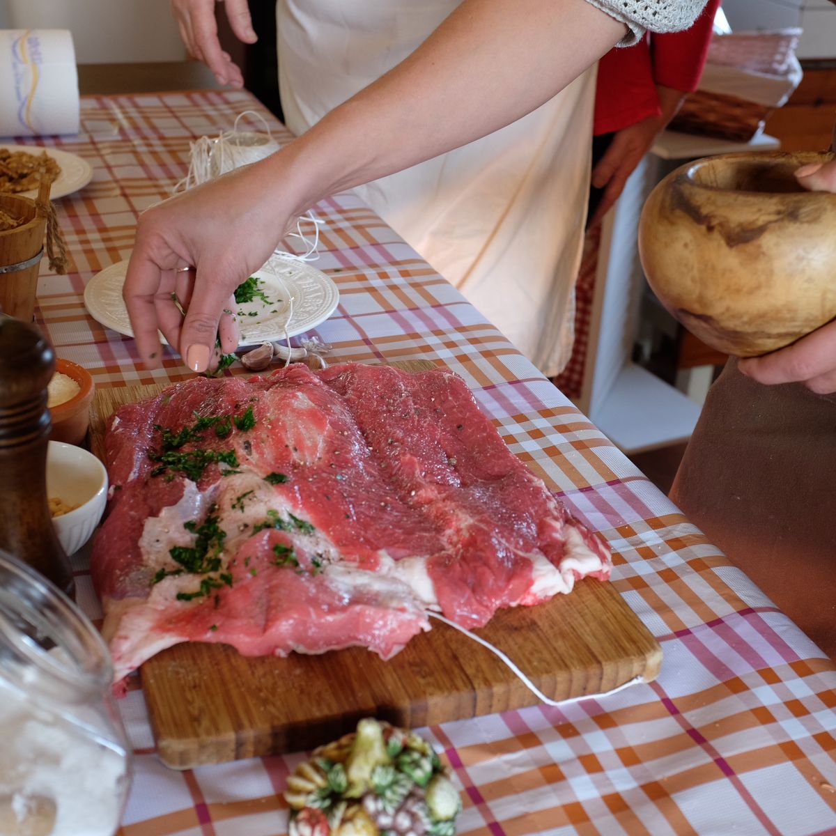 Cooking at the Farmhouse: 4-Course Seasonal Menu