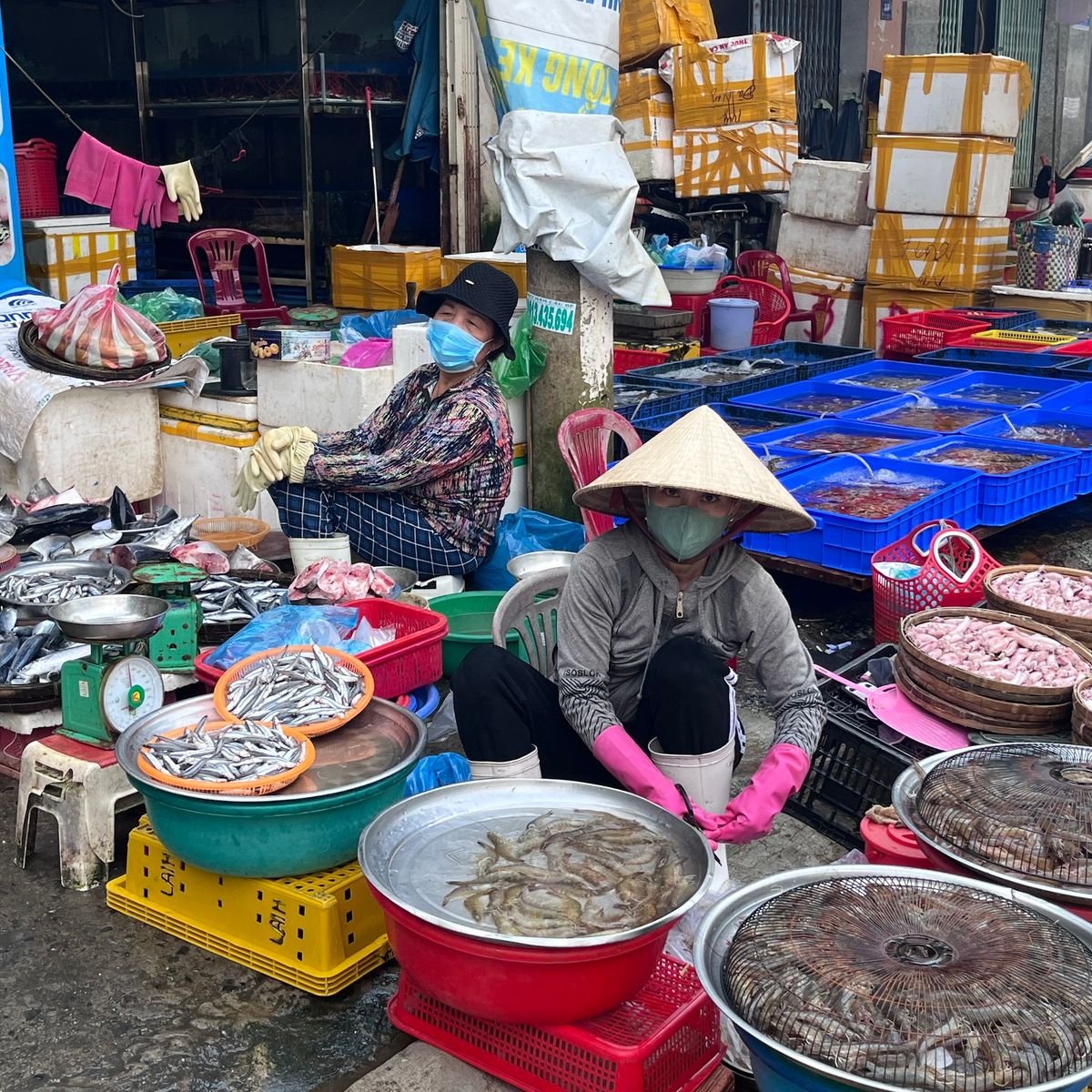 5 Dishes Traditional Cuisine Cooking Class with Market Tour in Da Nang