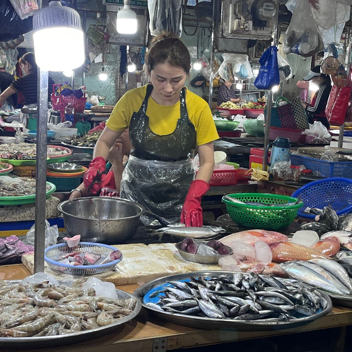 5 Dishes Traditional Cuisine Cooking Class with Market Tour in Da Nang