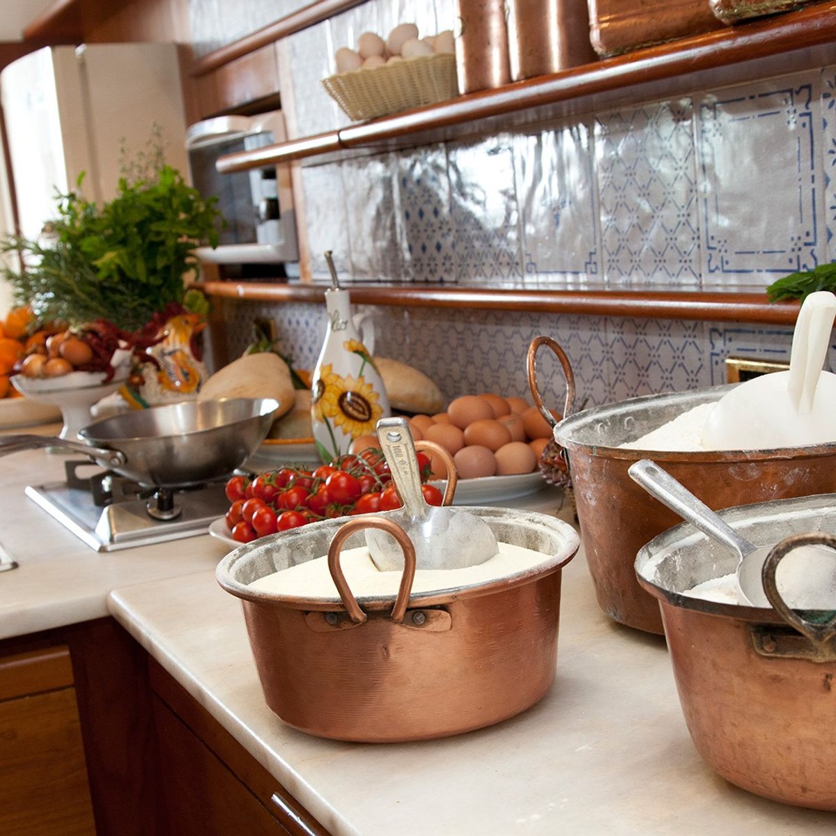 5-Course Cooking Class on Hills of Sorrento in Family Villa