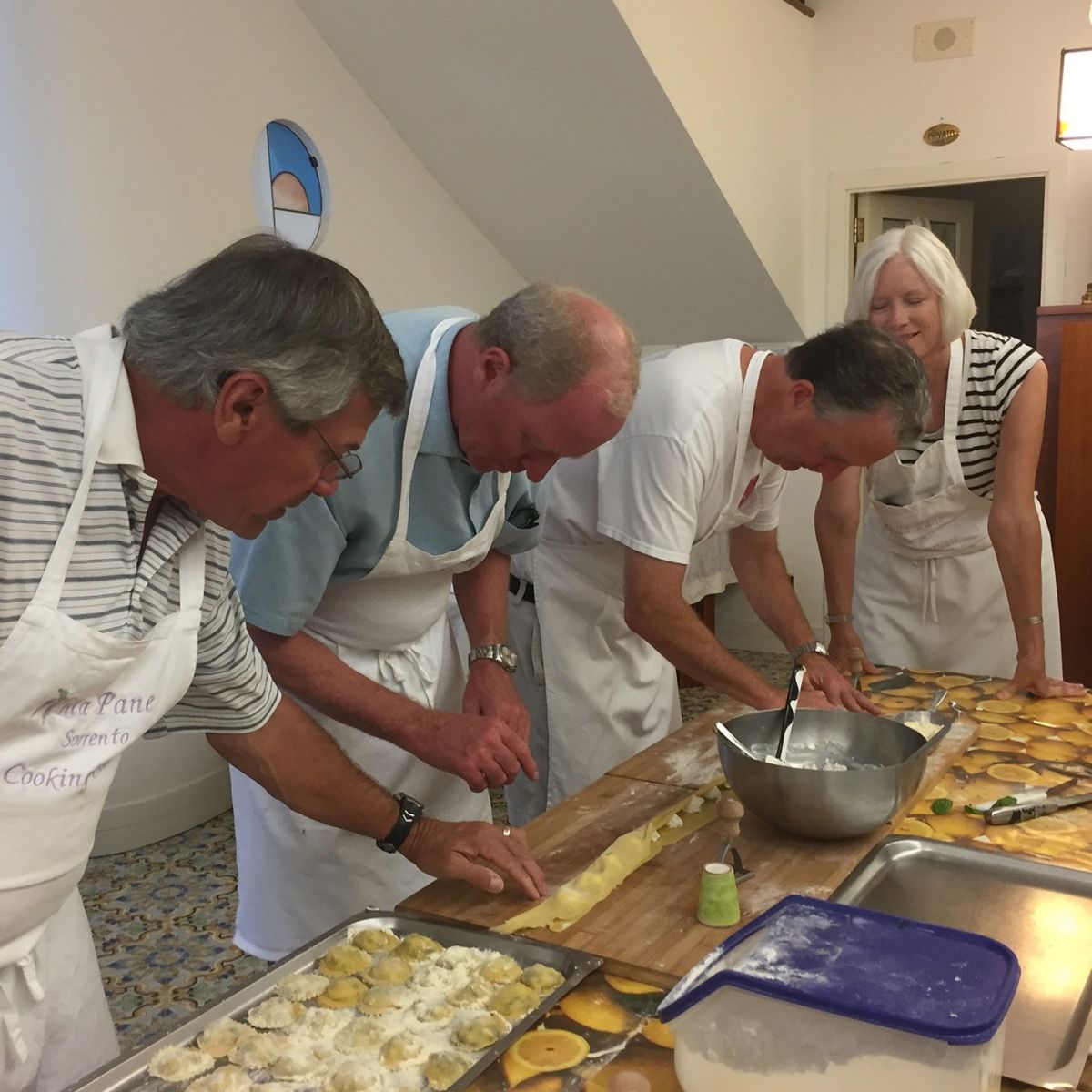 5-Course Cooking Class on Hills of Sorrento in Family Villa