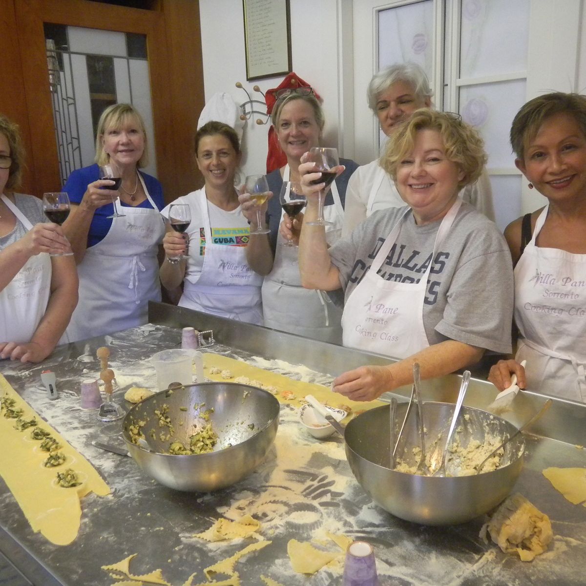 5-Course Cooking Class on Hills of Sorrento in Family Villa