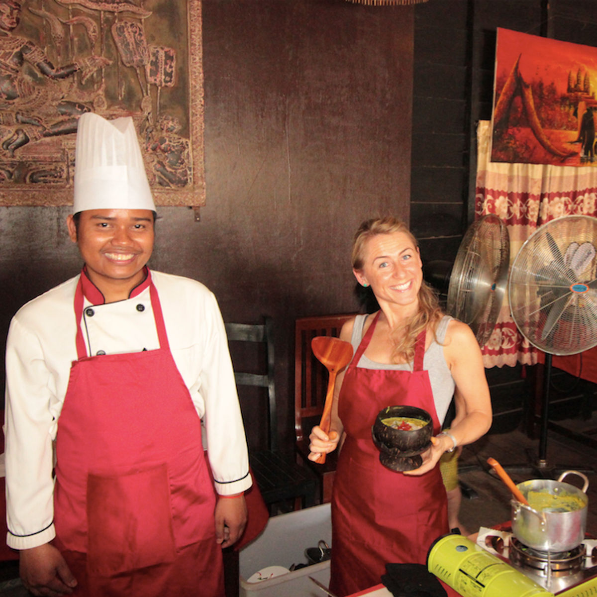 Cooking Class inside the Angkor Archeological Park