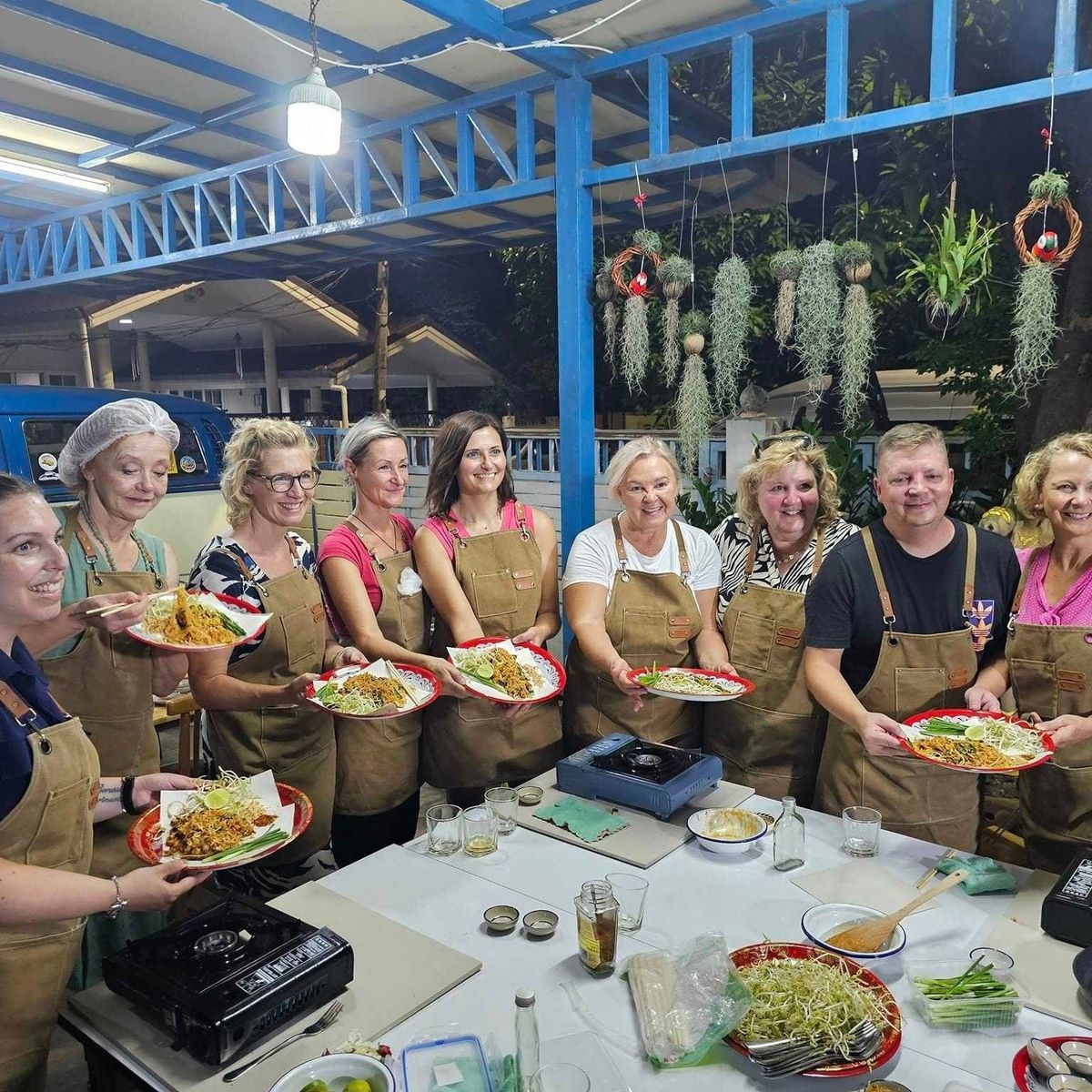 Thai Cooking Experience with German-Speaking Instructor, Market Tour, and Thai Herbal Tea Tasting