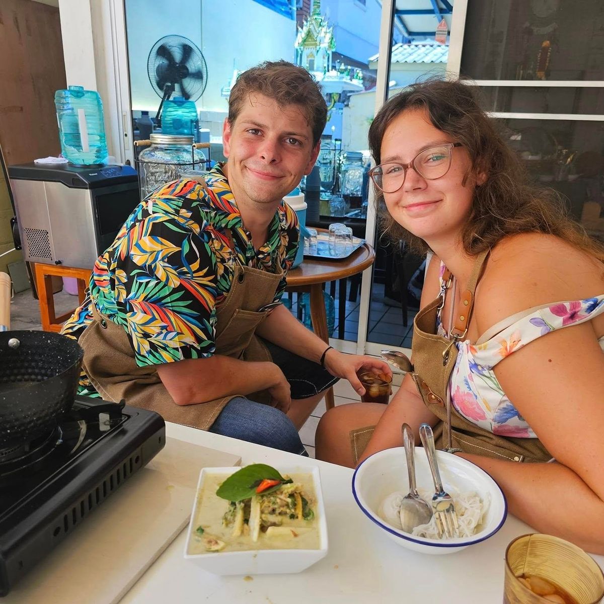 Thai Cooking Experience with German-Speaking Instructor, Market Tour, and Thai Herbal Tea Tasting