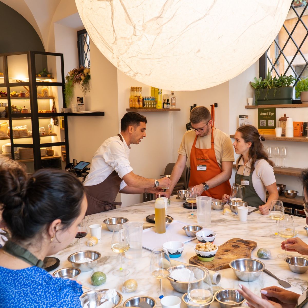 All-in-One Italian Cooking Experience: Pizza, Pasta & Gelato Near the Colosseum